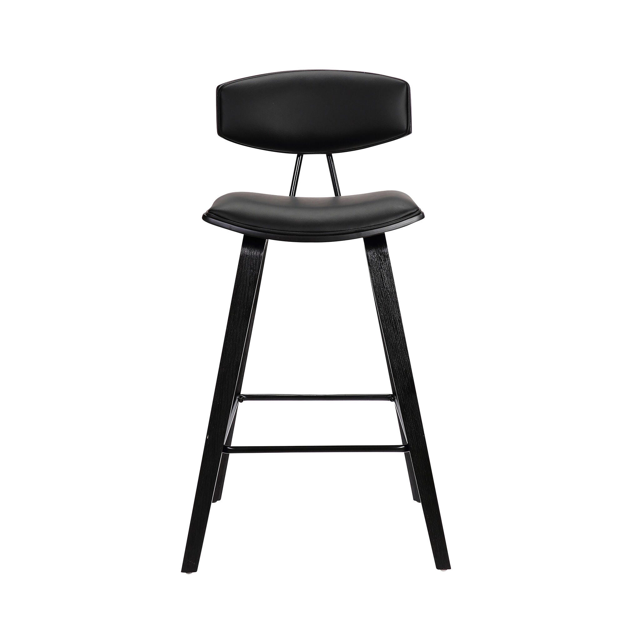 Fox Fox Barstool, Black, large