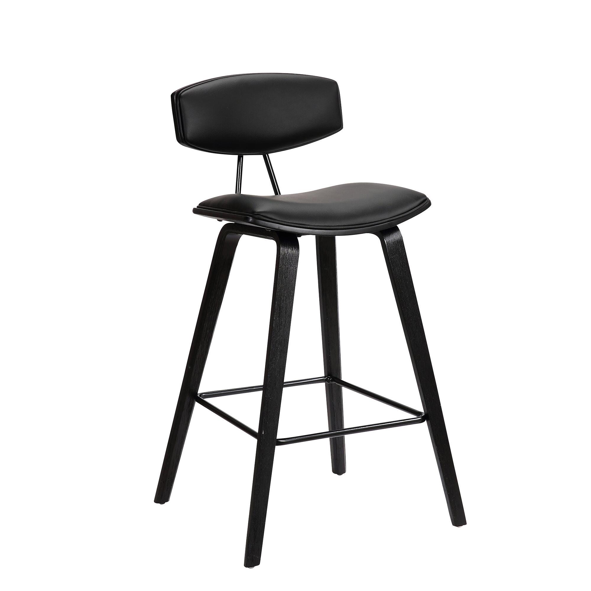 Fox Fox Barstool, Black, large