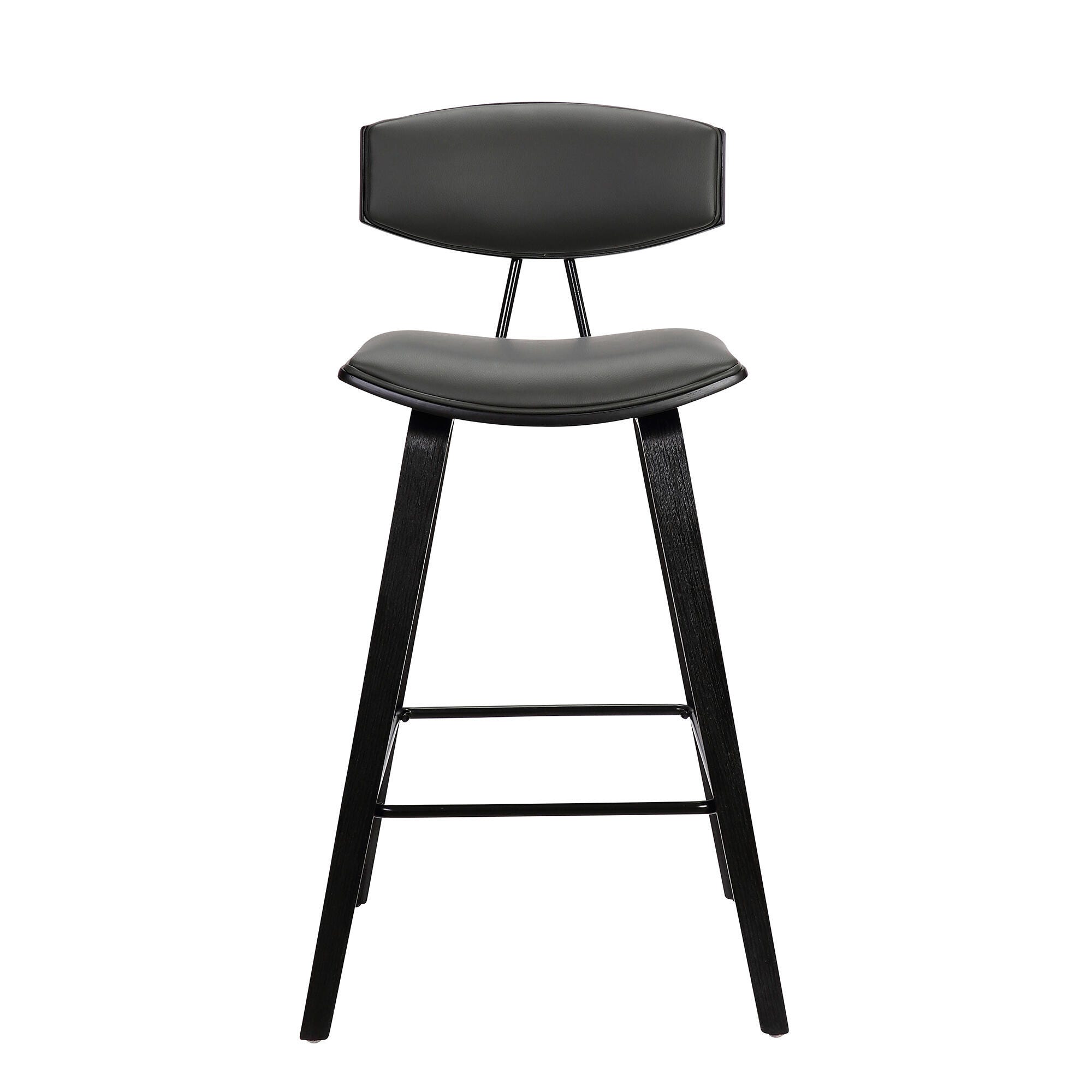 Fox Fox Barstool, Gray/Black, large