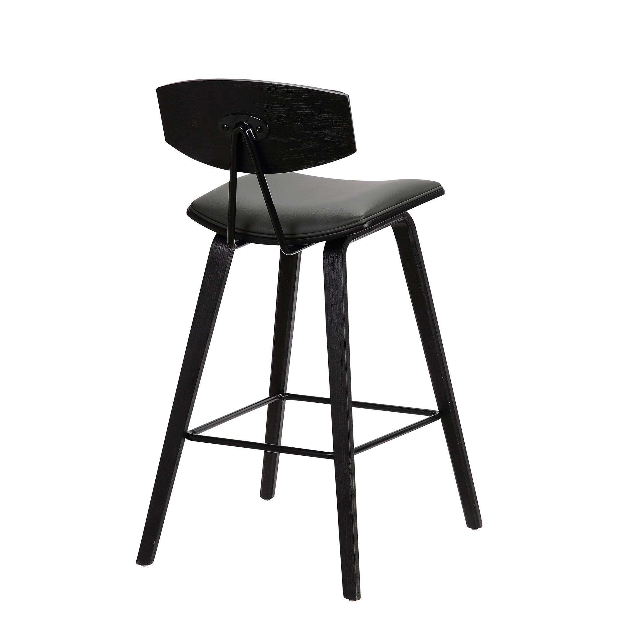 Fox Fox Barstool, Gray/Black, large