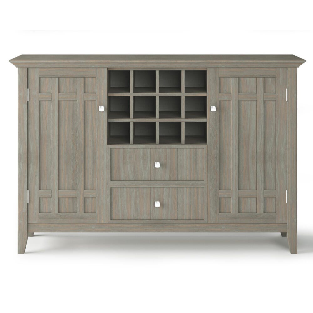 Bedford Wide Sideboard Buffet and Wine Rack
