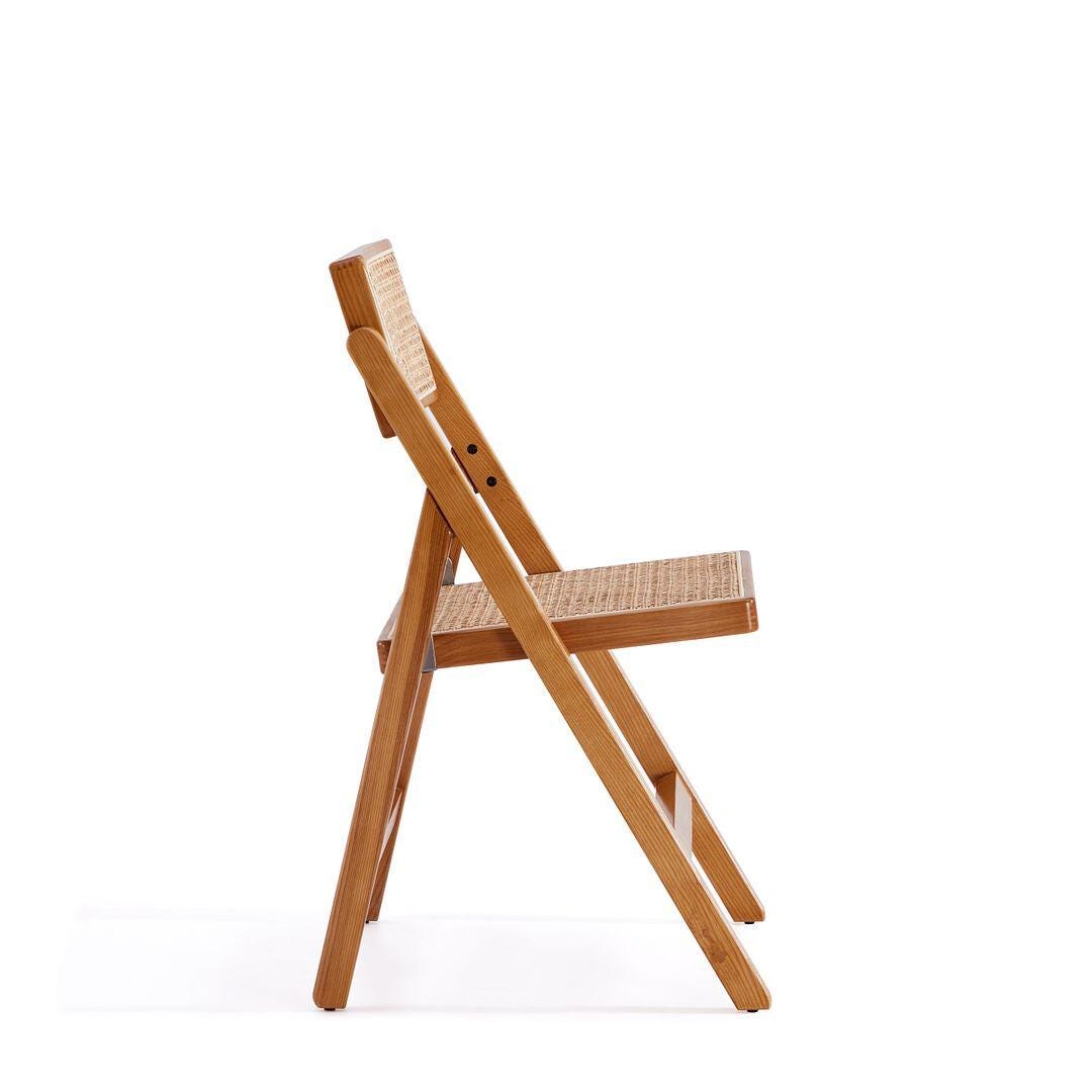 Manhattan Comfort Pullman Dining Chair (Set of 4), Natural, large