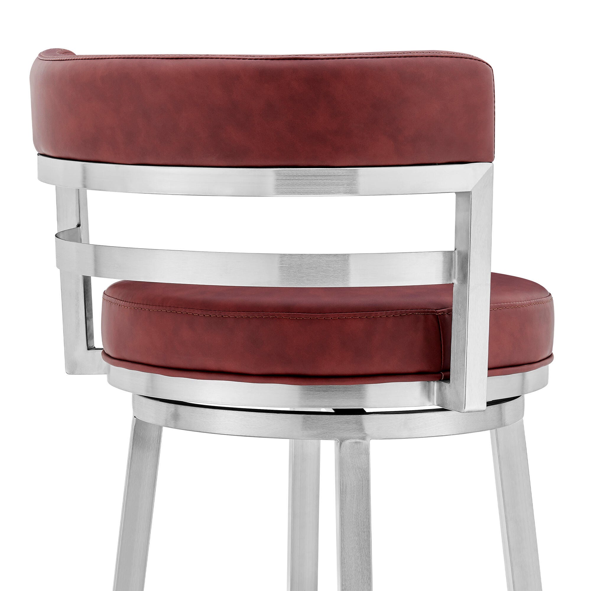 Madrid Madrid Barstool, Red, large