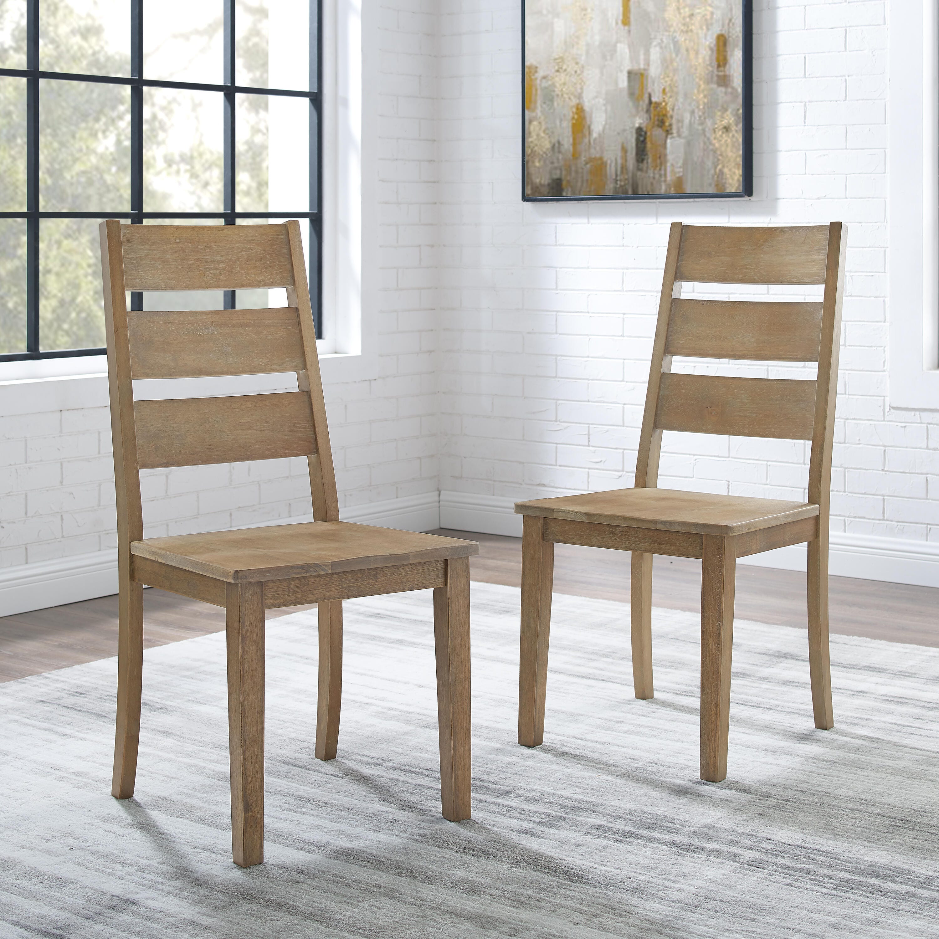 Joanna 2-piece Ladder Back Chair Set, , large