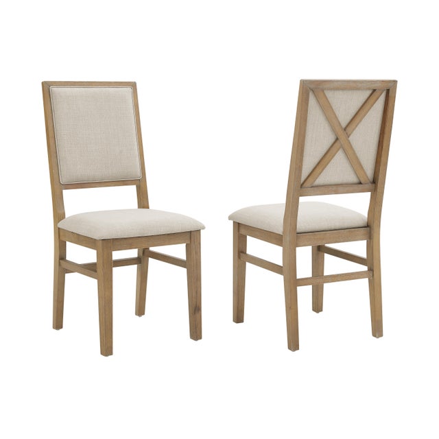 Joanna Chairs (Set of 2), Rustic Brown