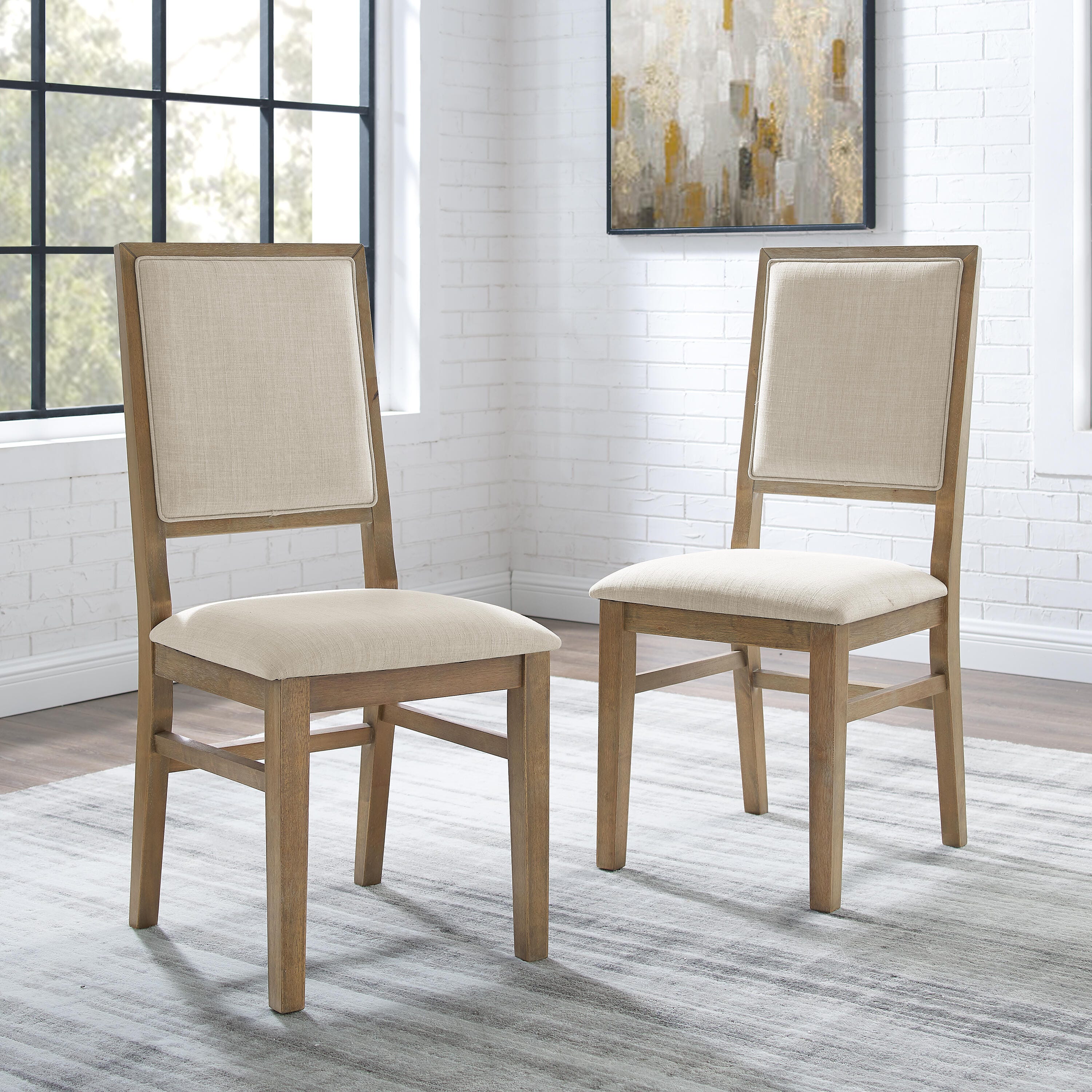 Joanna 2-piece Upholstered Back Chair Set, , large