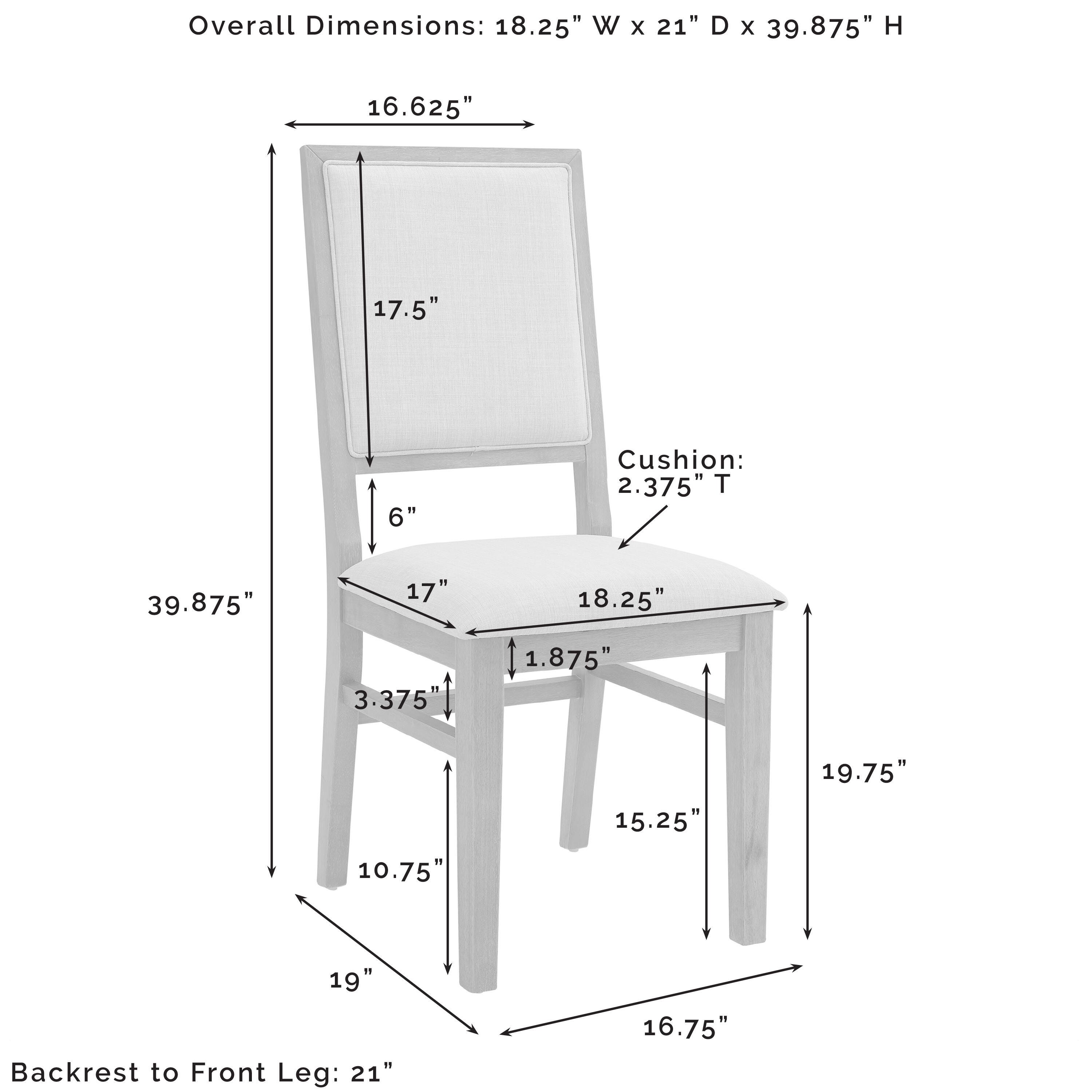 Joanna 2-piece Upholstered Back Chair Set, , large