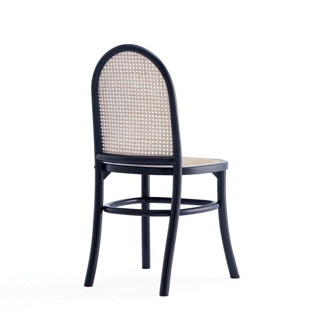 Manhattan Comfort Paragon 2.0 Dining Chair (Set of 4), Black/Gray, large