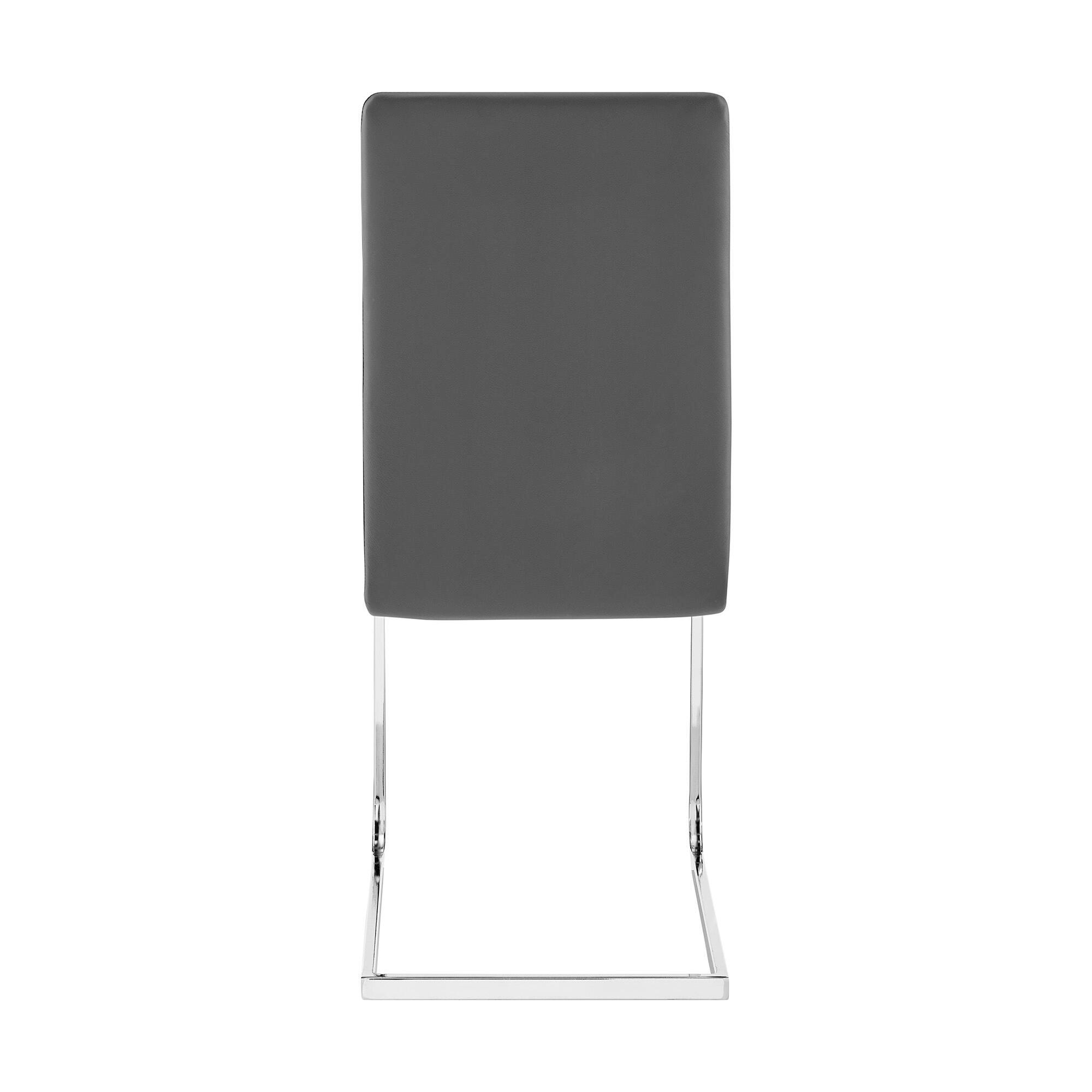 Amanda Amanda Dining Chair Set of 2, Gray, large