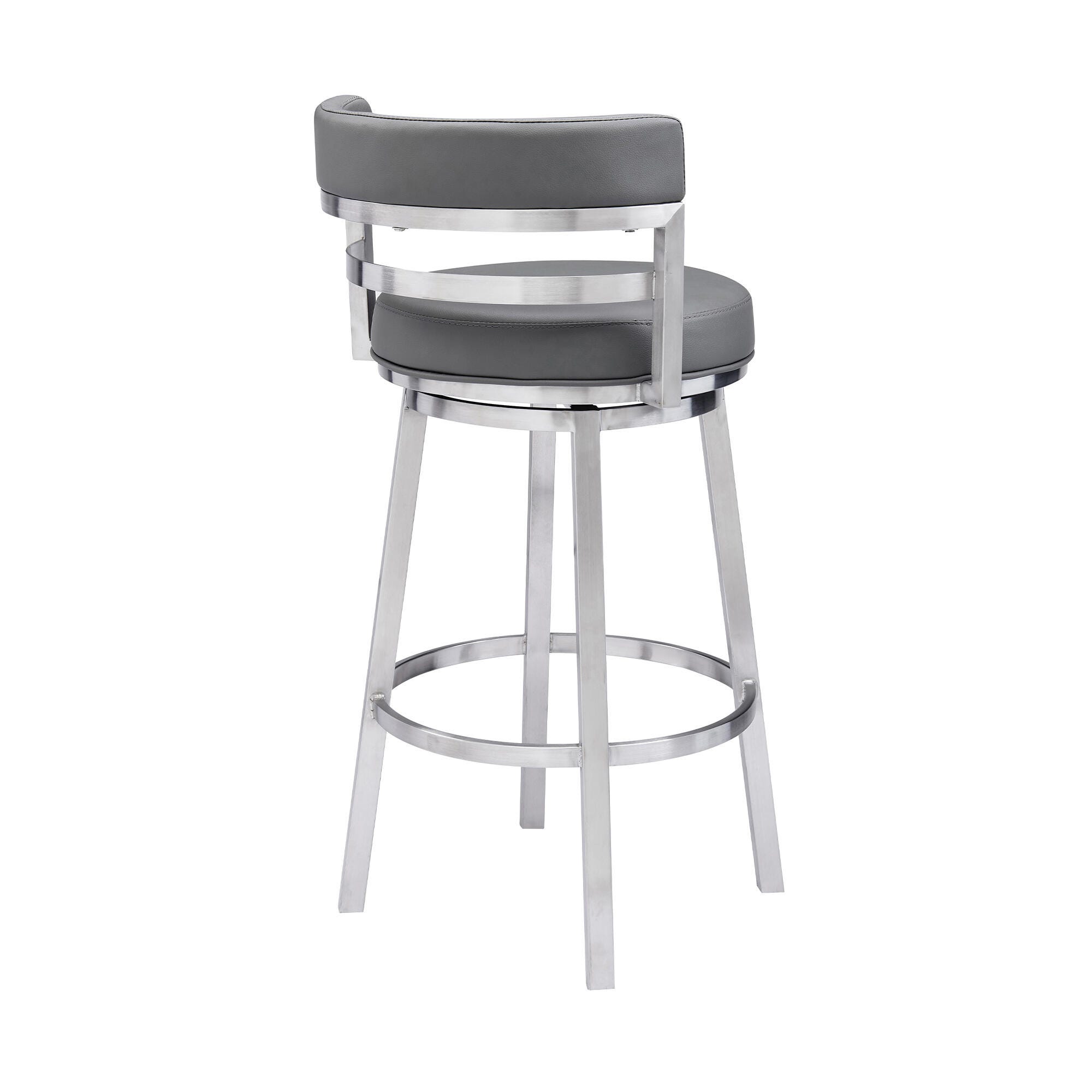 Madrid Armen Living Madrid Barstool, Gray, large