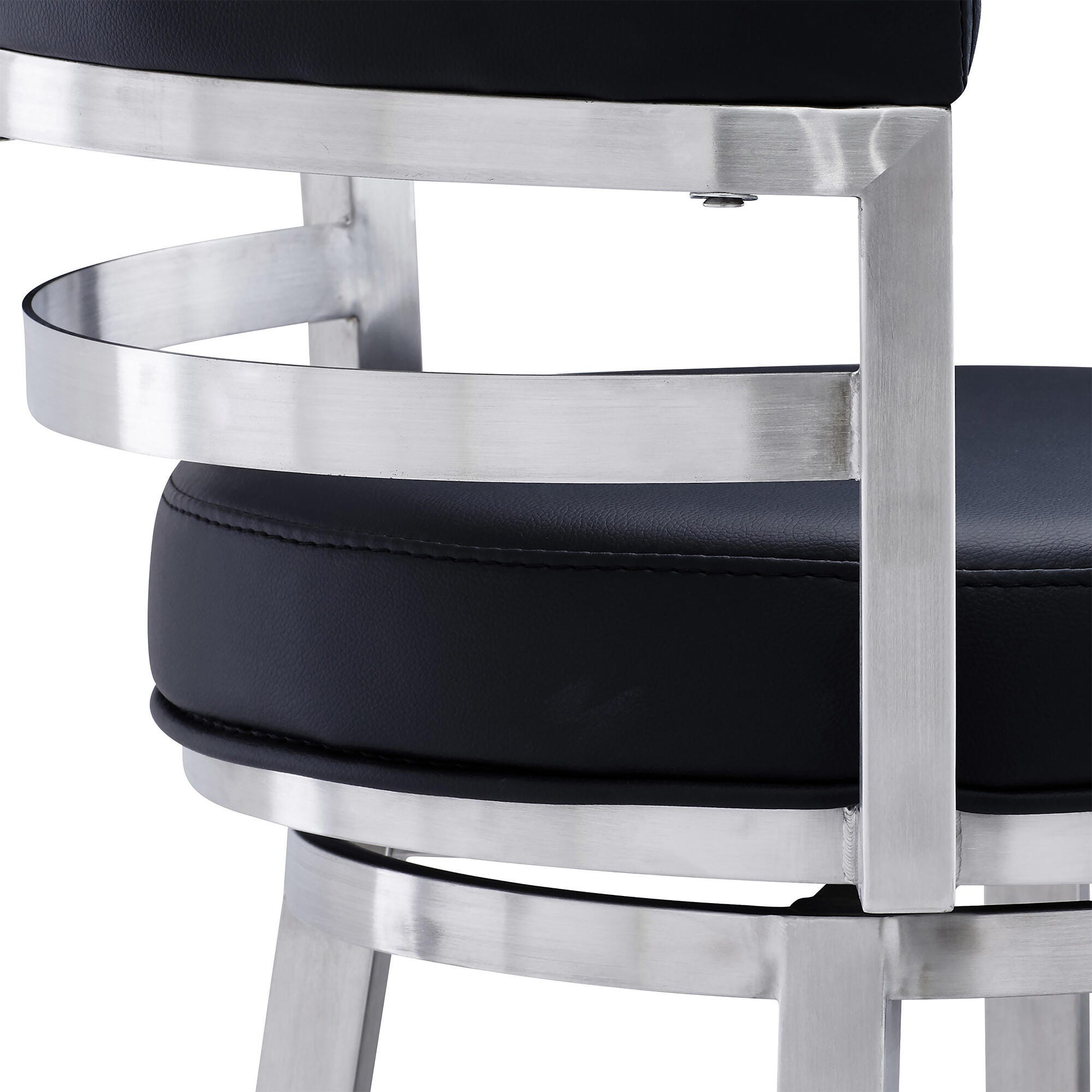 Madrid Armen Living Madrid Barstool, Black, large