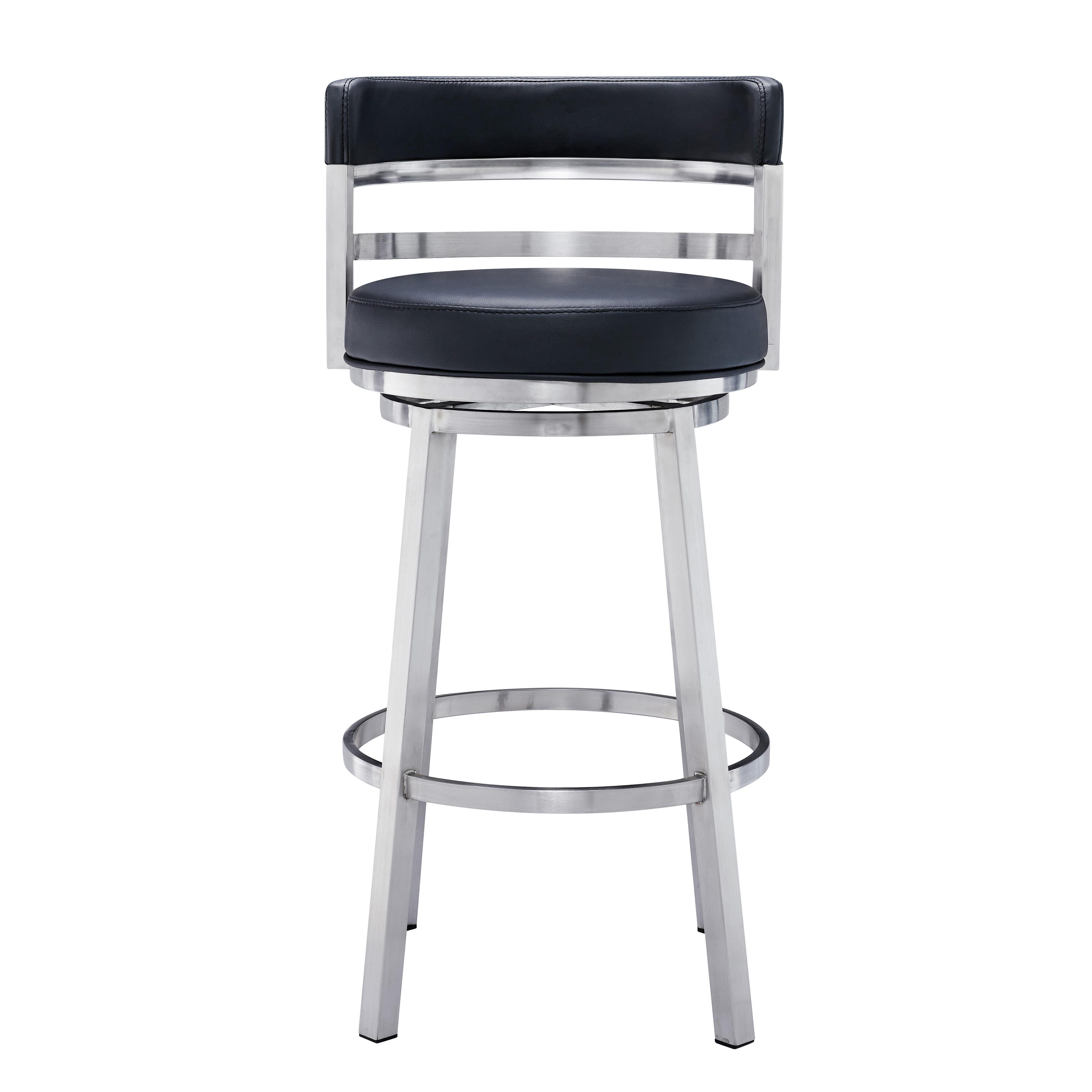 Madrid Armen Living Madrid Barstool, Black, large