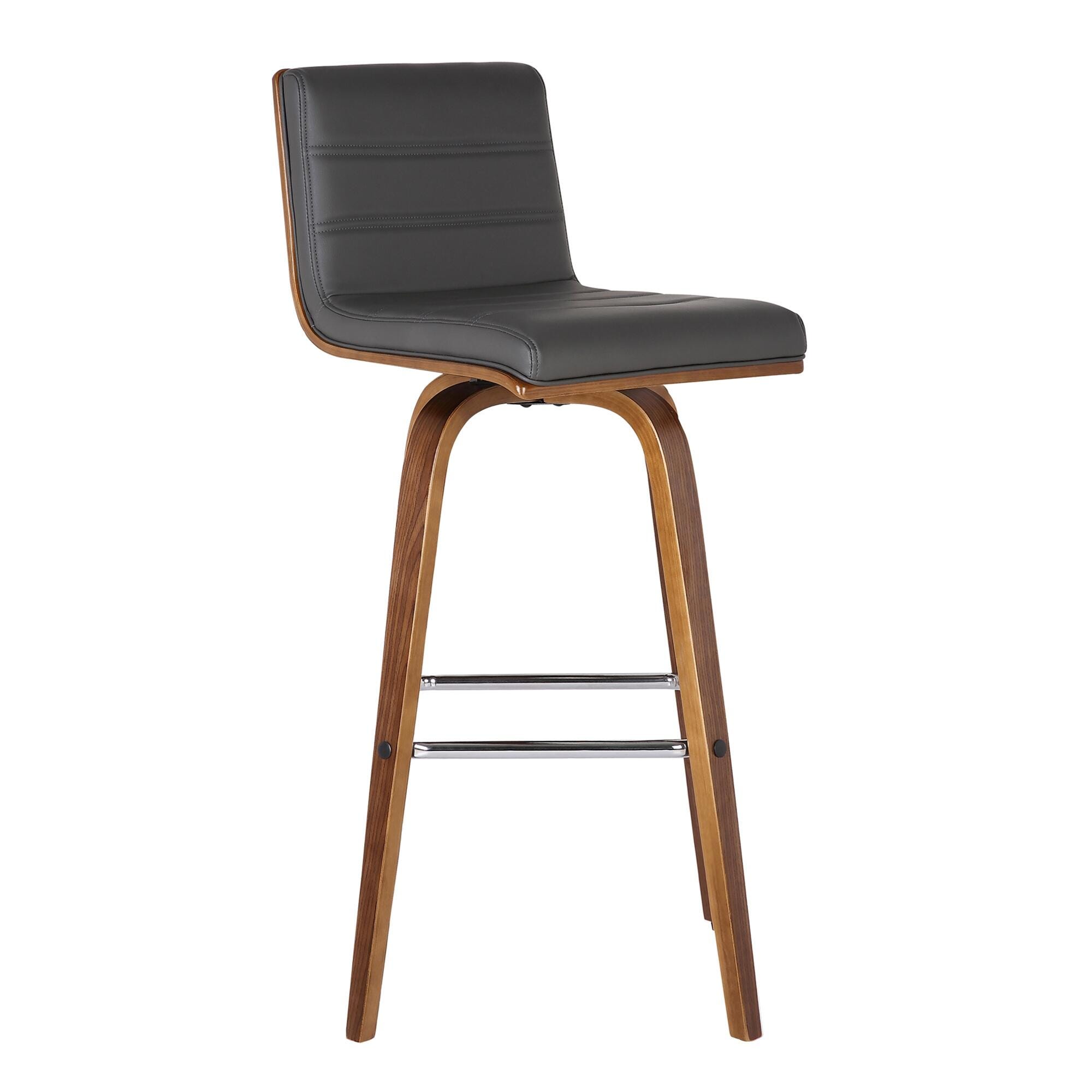Vienna Vienna Barstool, Gray/Walnut, large
