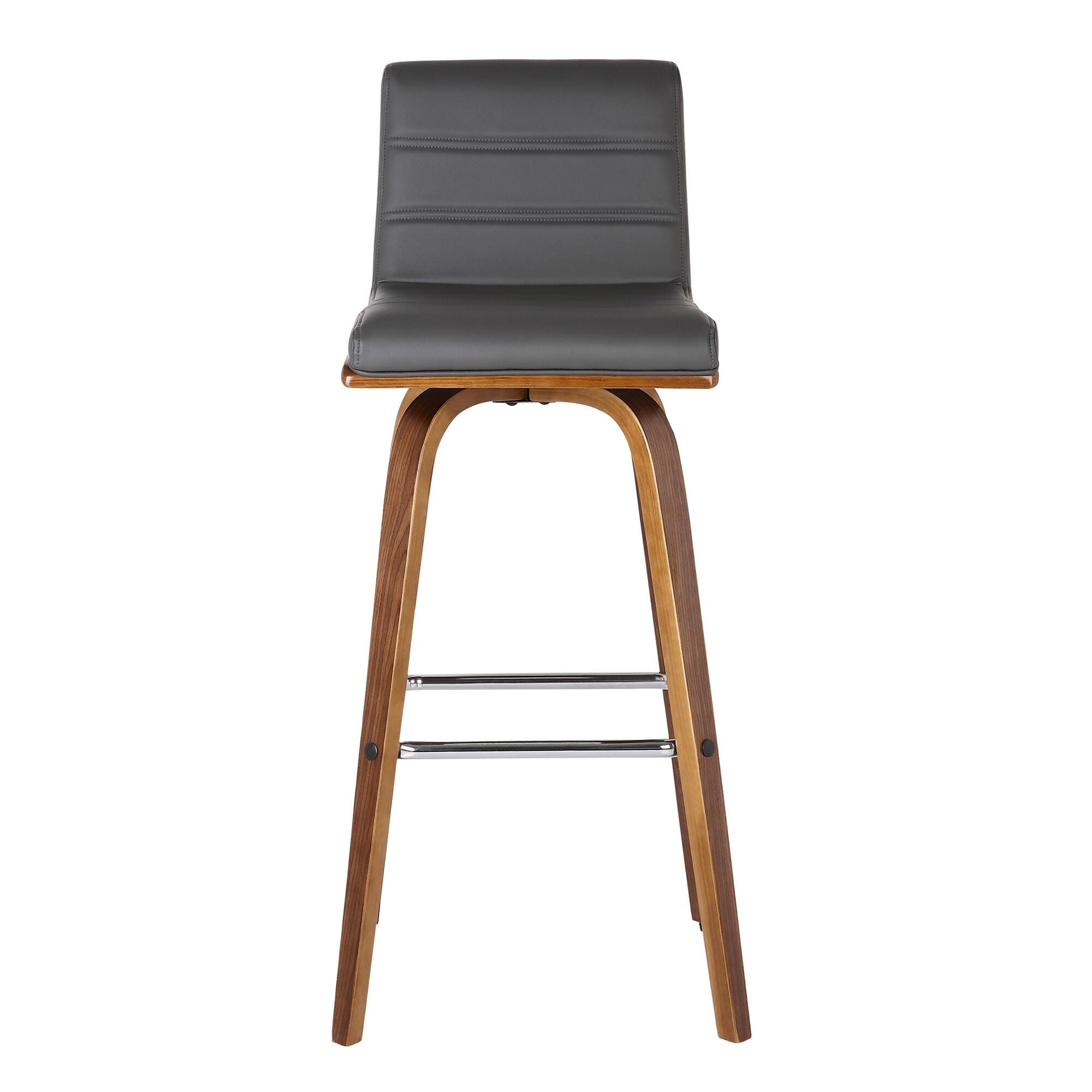 Vienna Vienna Barstool, Gray/Walnut, large