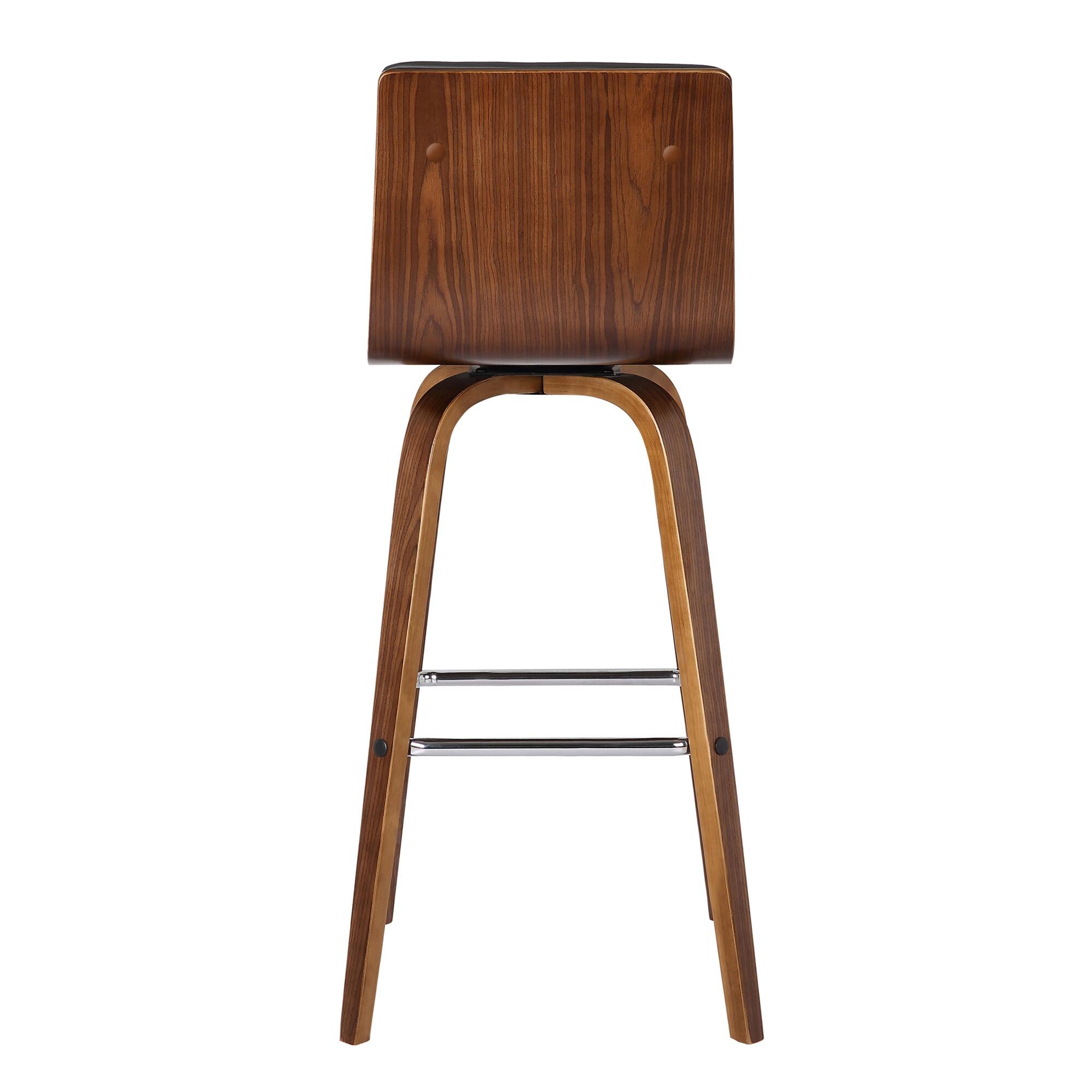 Vienna Vienna Barstool, Gray/Walnut, large