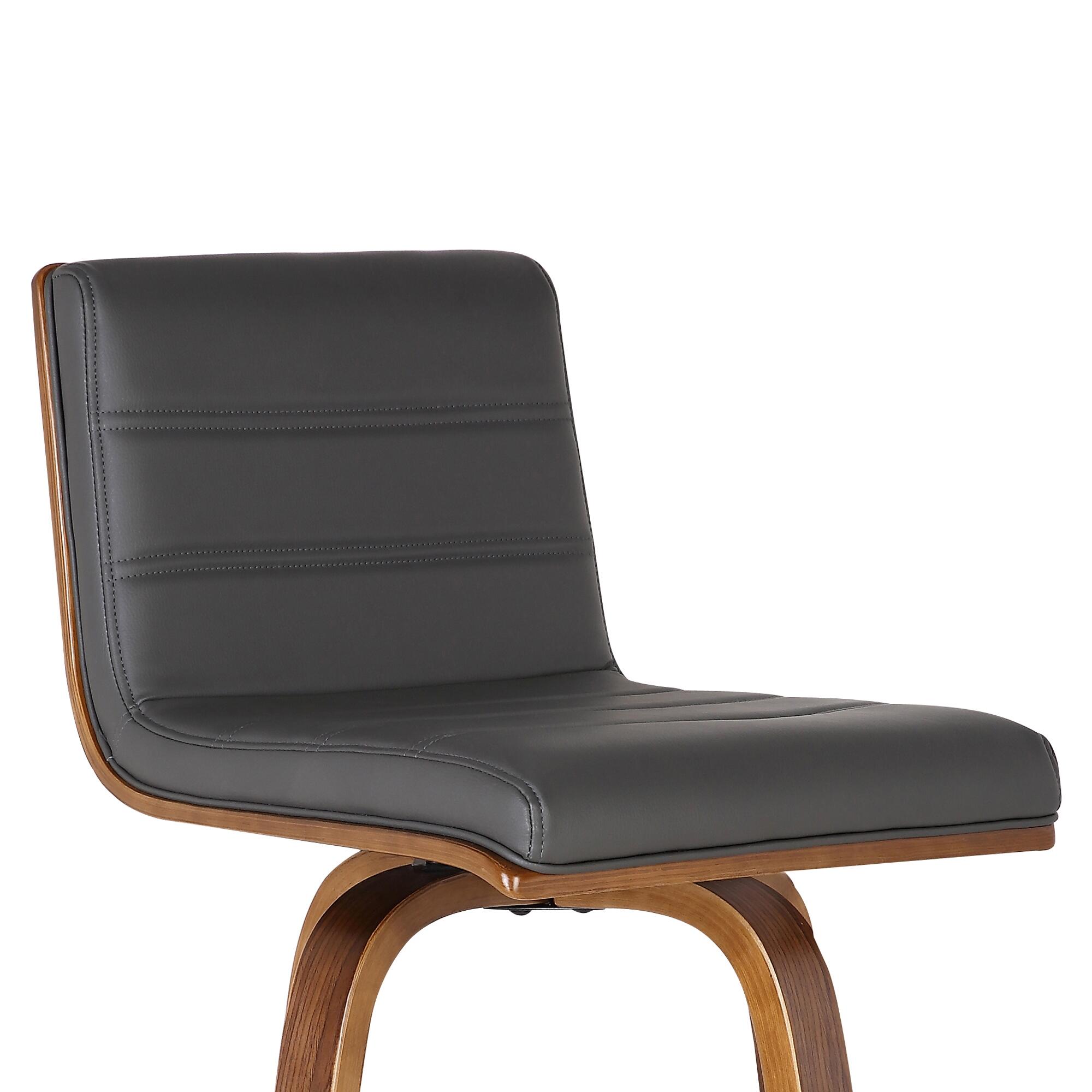 Vienna Vienna Barstool, Gray/Walnut, large