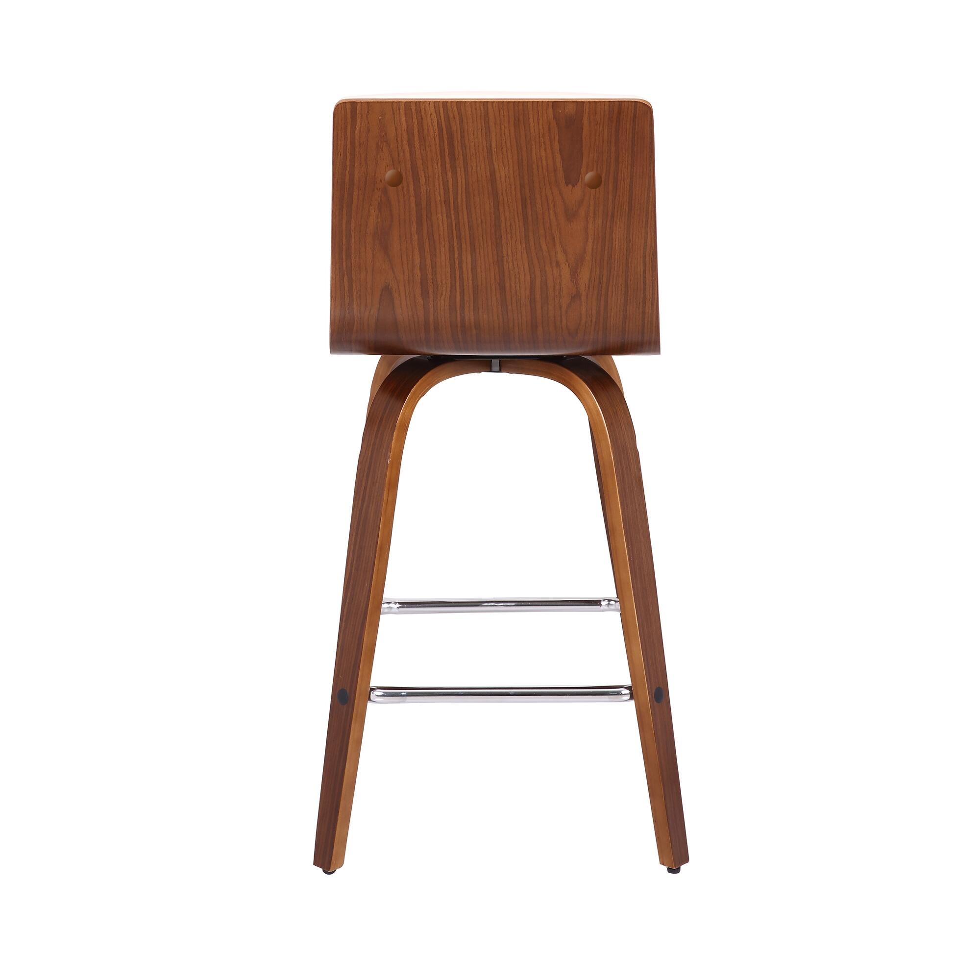 Vienna Vienna Barstool, Cream/Walnut, large