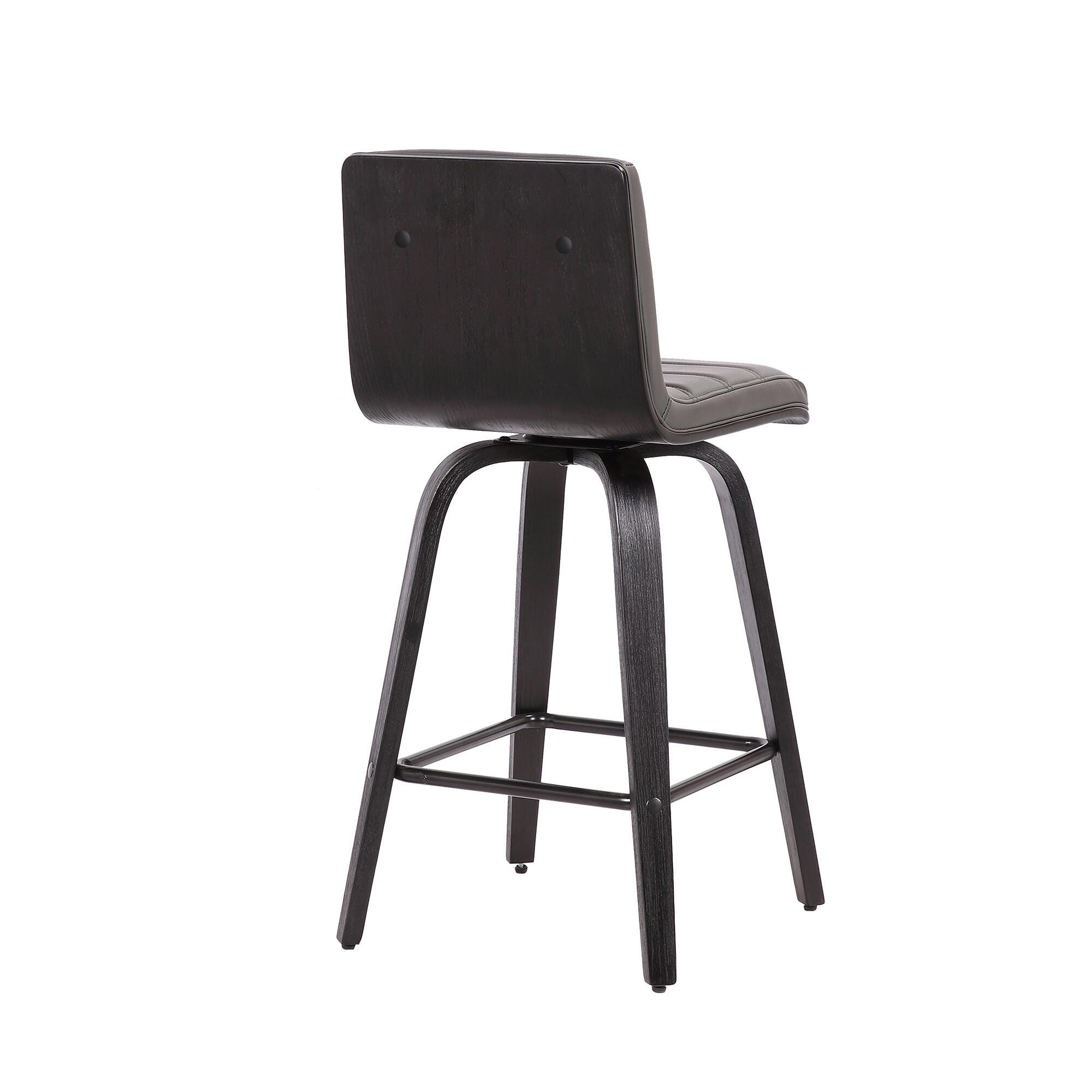 Vienna Vienna Barstool, Gray/Black, large