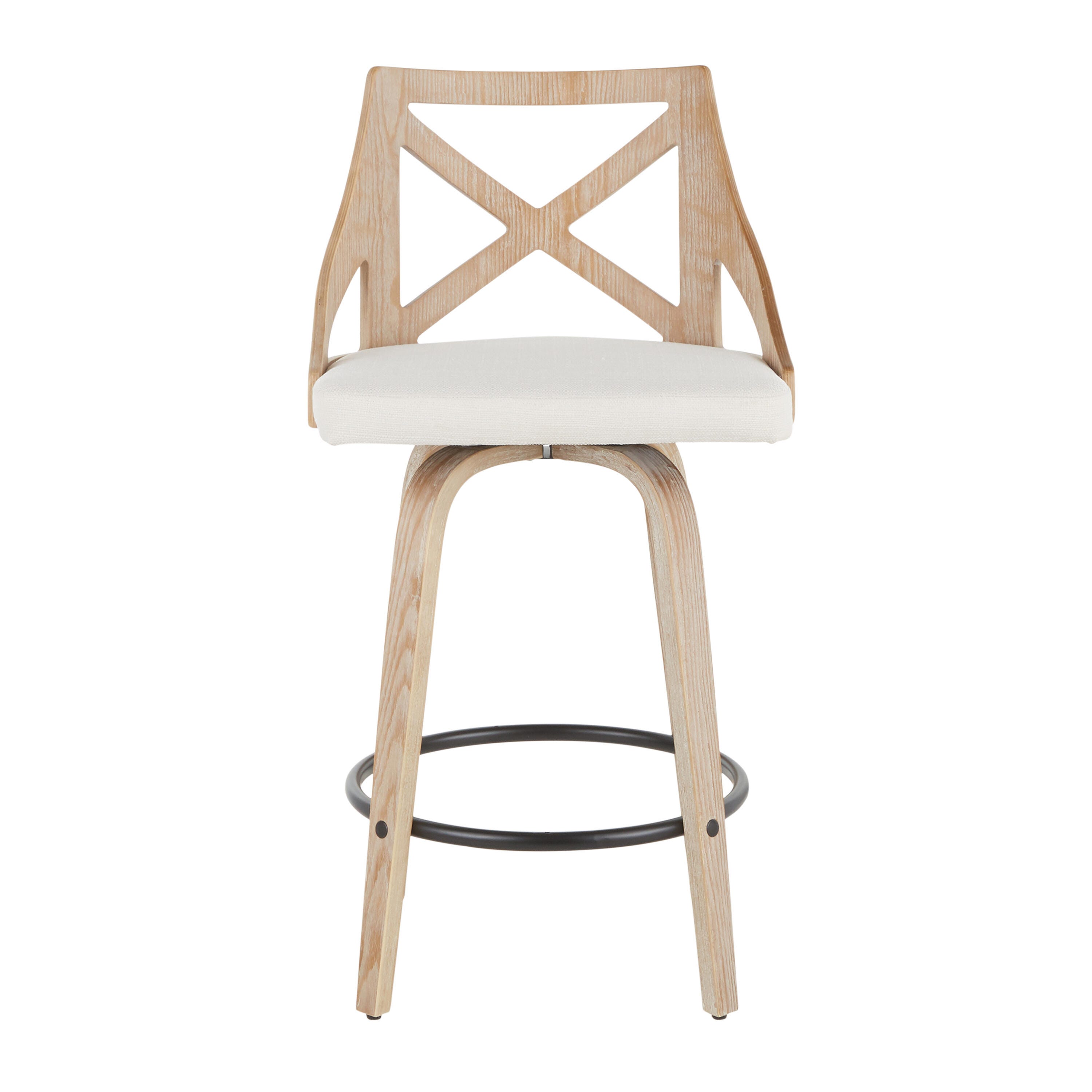 LumiSource Charlotte Counter Stool - Set of 2, , large