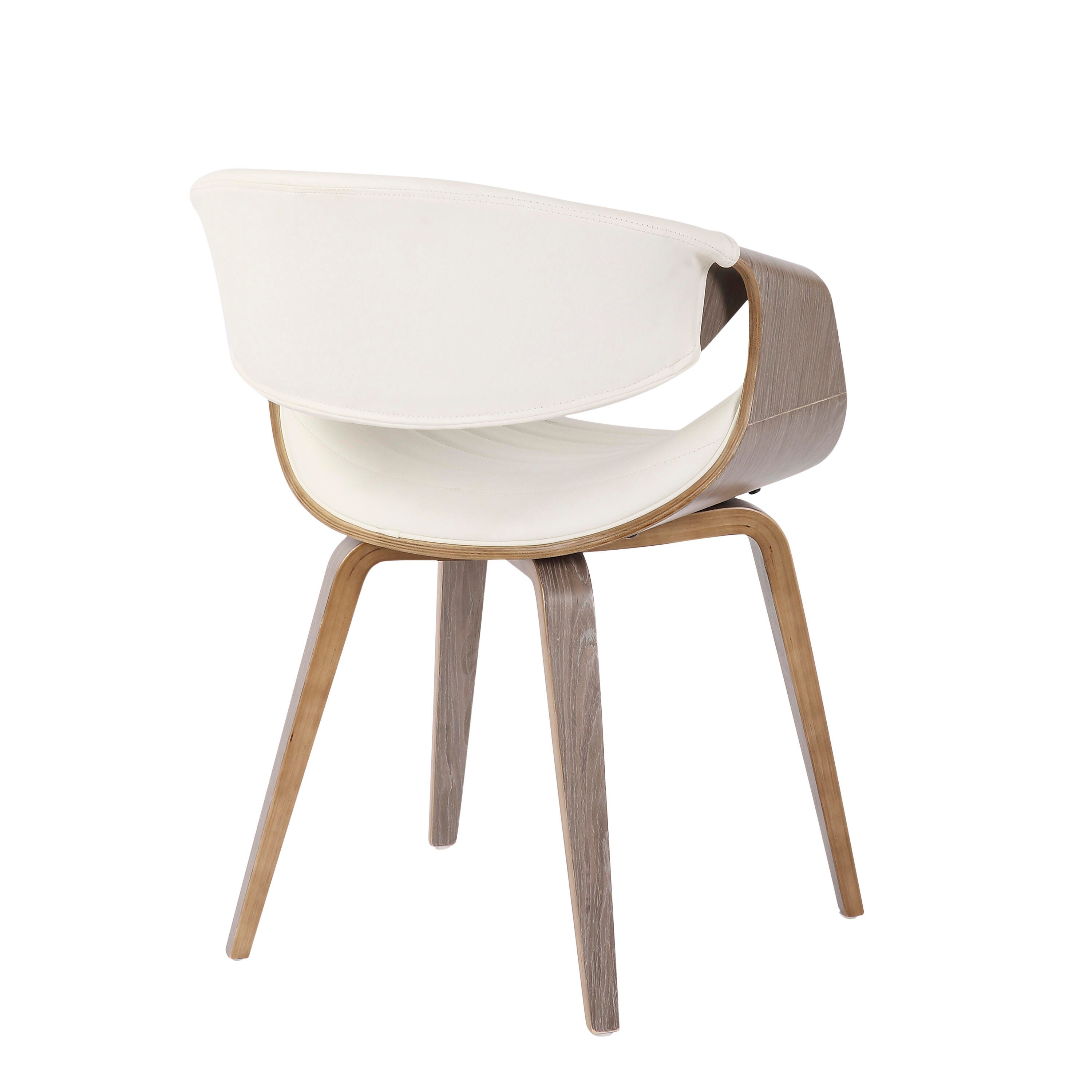 LumiSource Symphony Chair, Light Gray/White, large