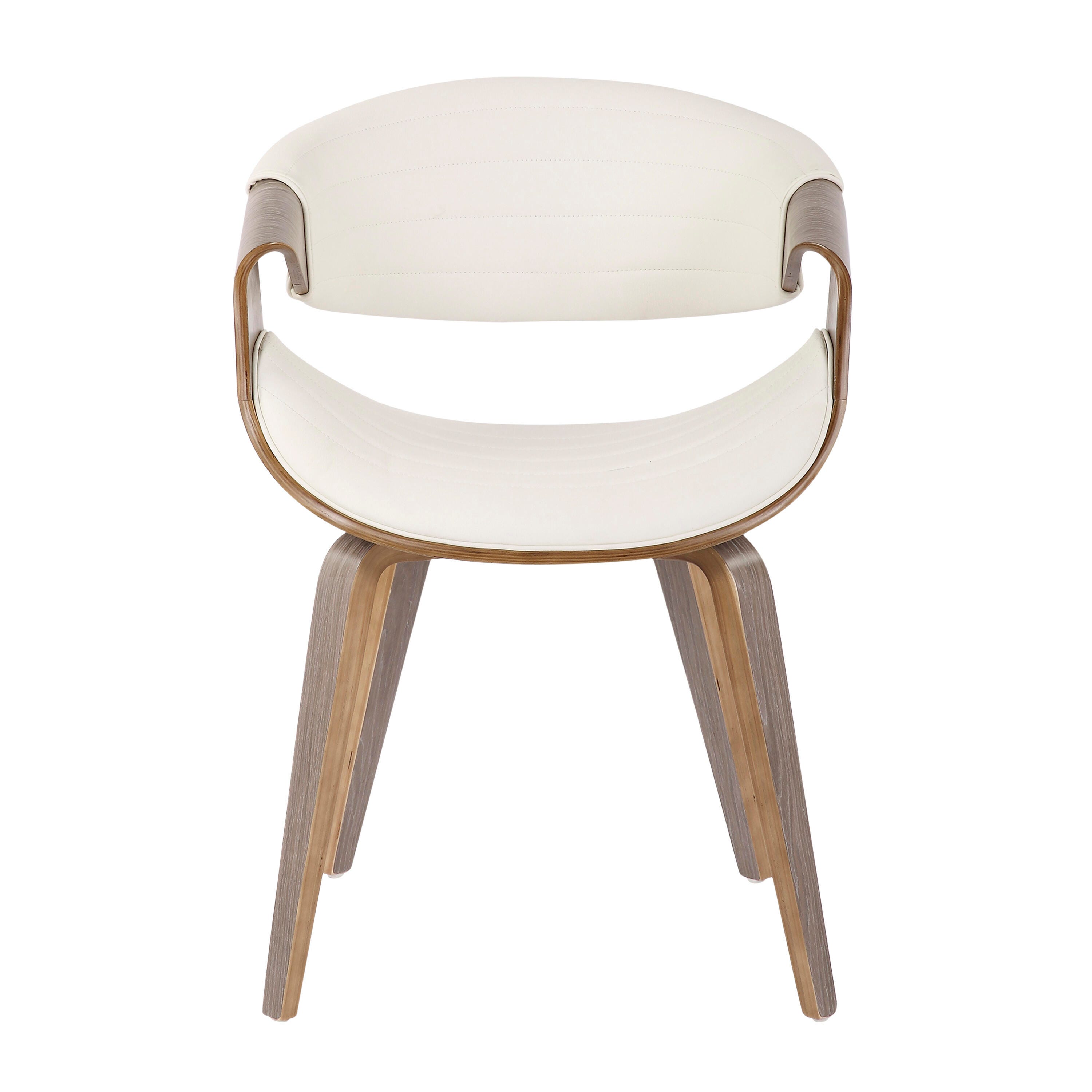 LumiSource Symphony Chair, Light Gray/White, large