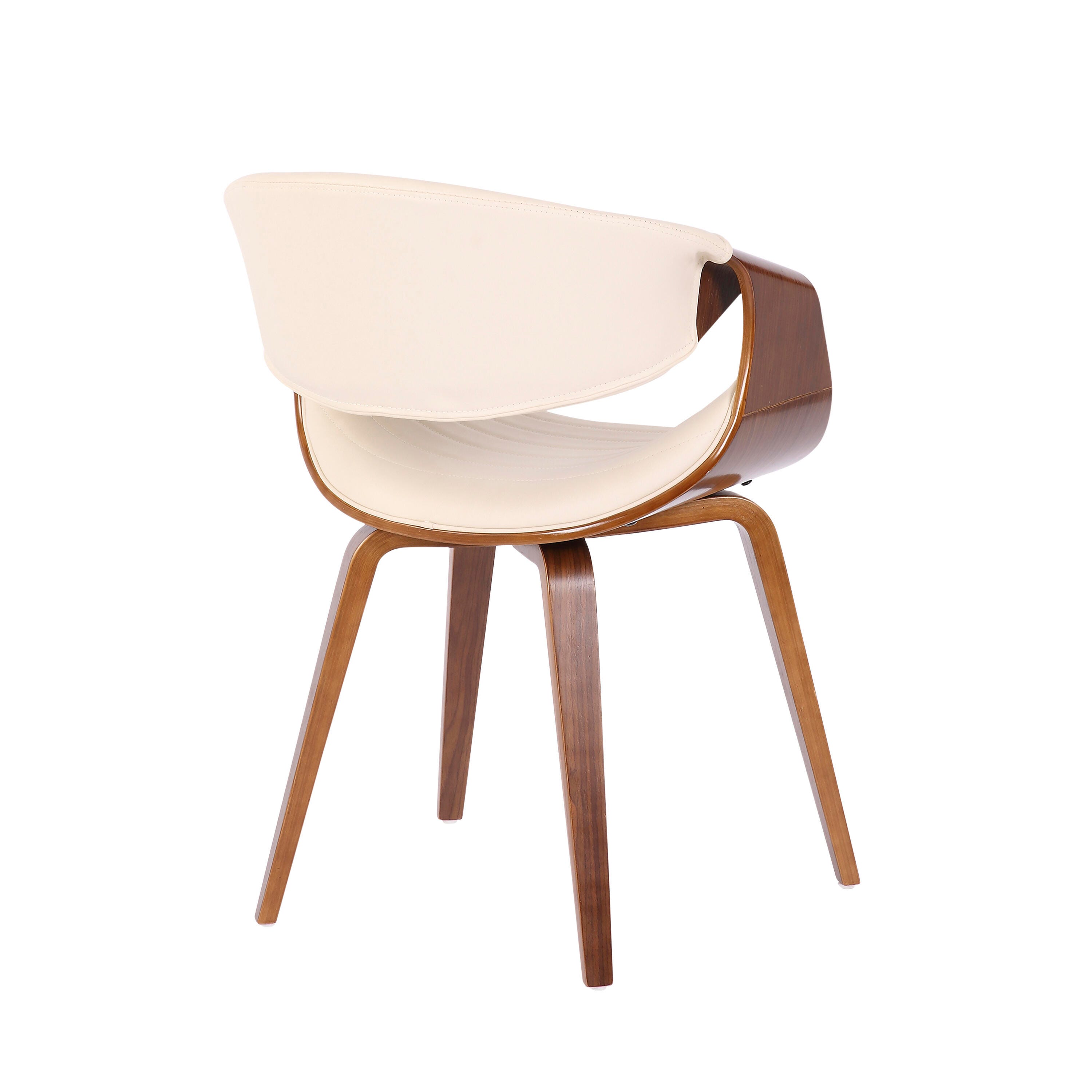 LumiSource Symphony Chair, Walnut/Cream, large
