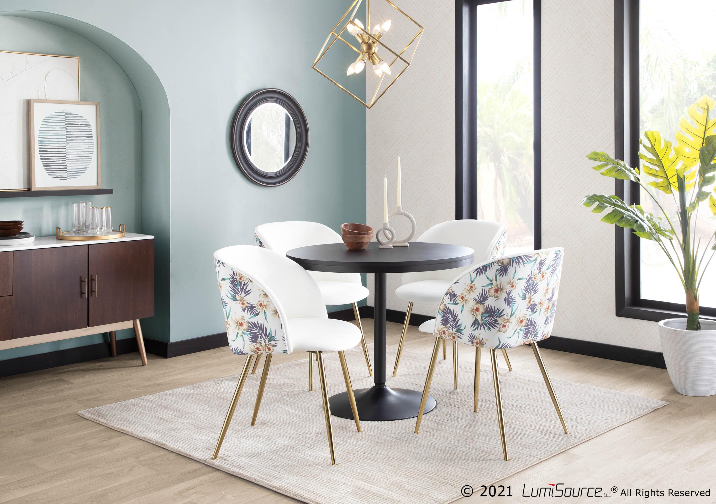 LumiSource Dakota Dining Table, Black, large