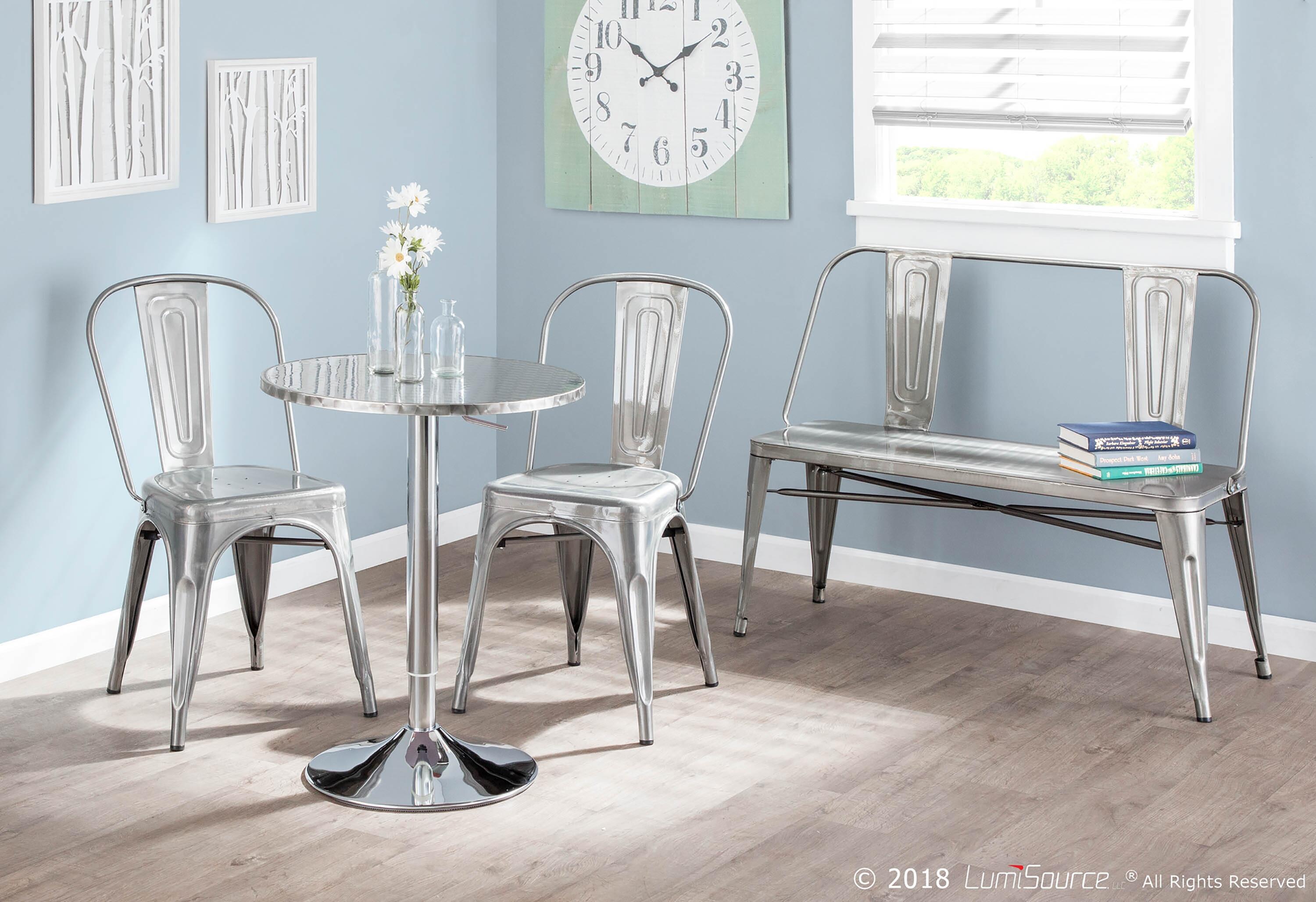 LumiSource Bistro Round Bar Table, , large
