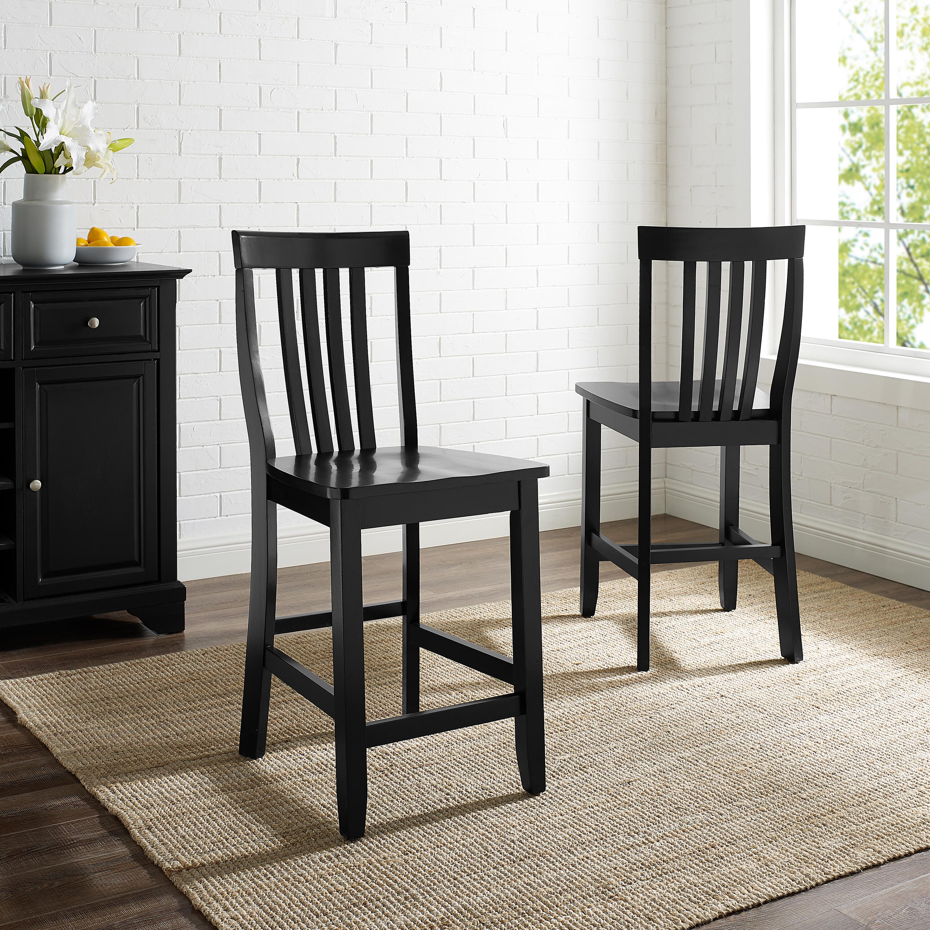 Schoolhouse 2Pc Counter Stool Set, , large