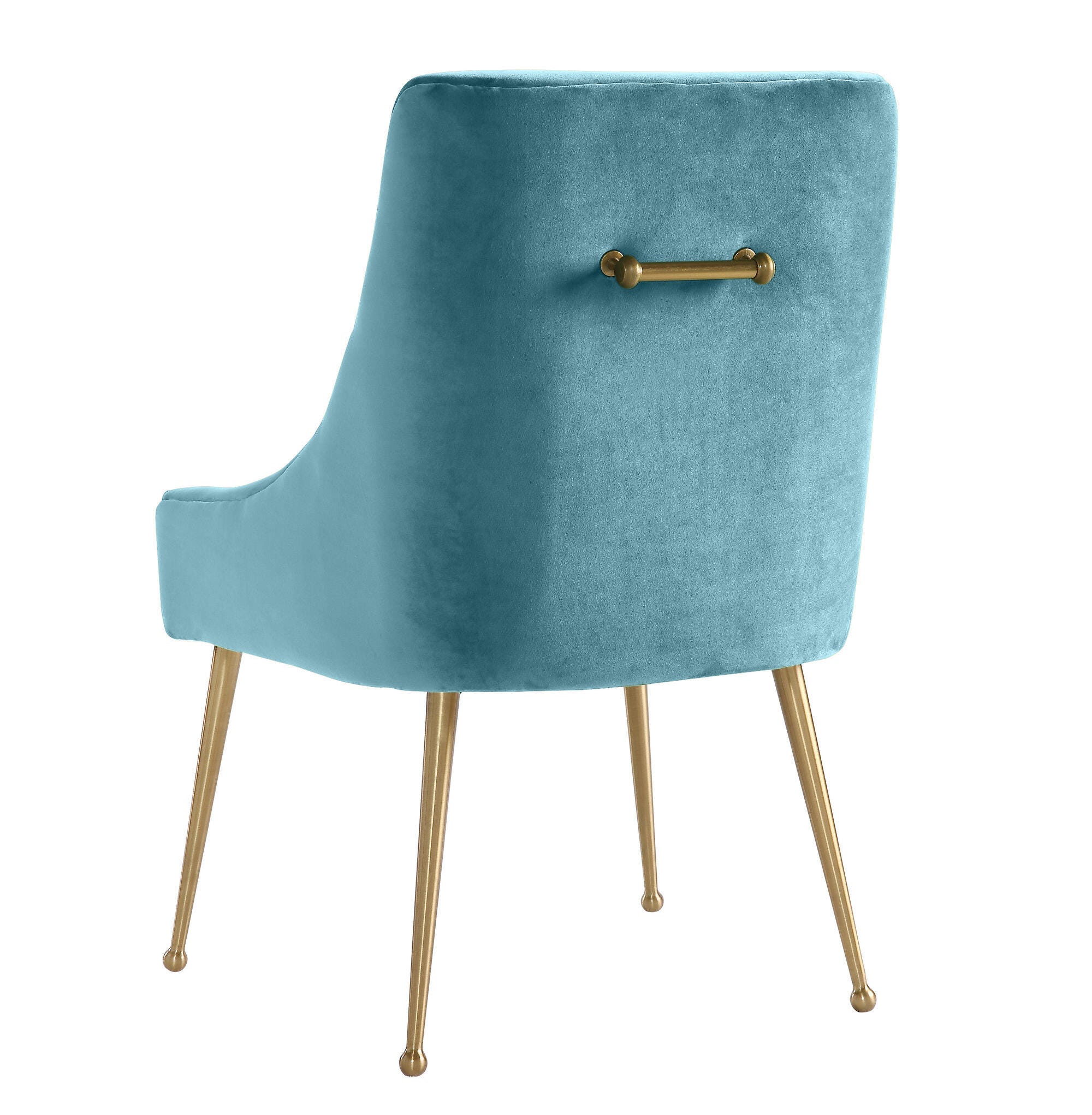 TOV Furniture Beatrix Beatrix Side Chair, Sea Blue, large