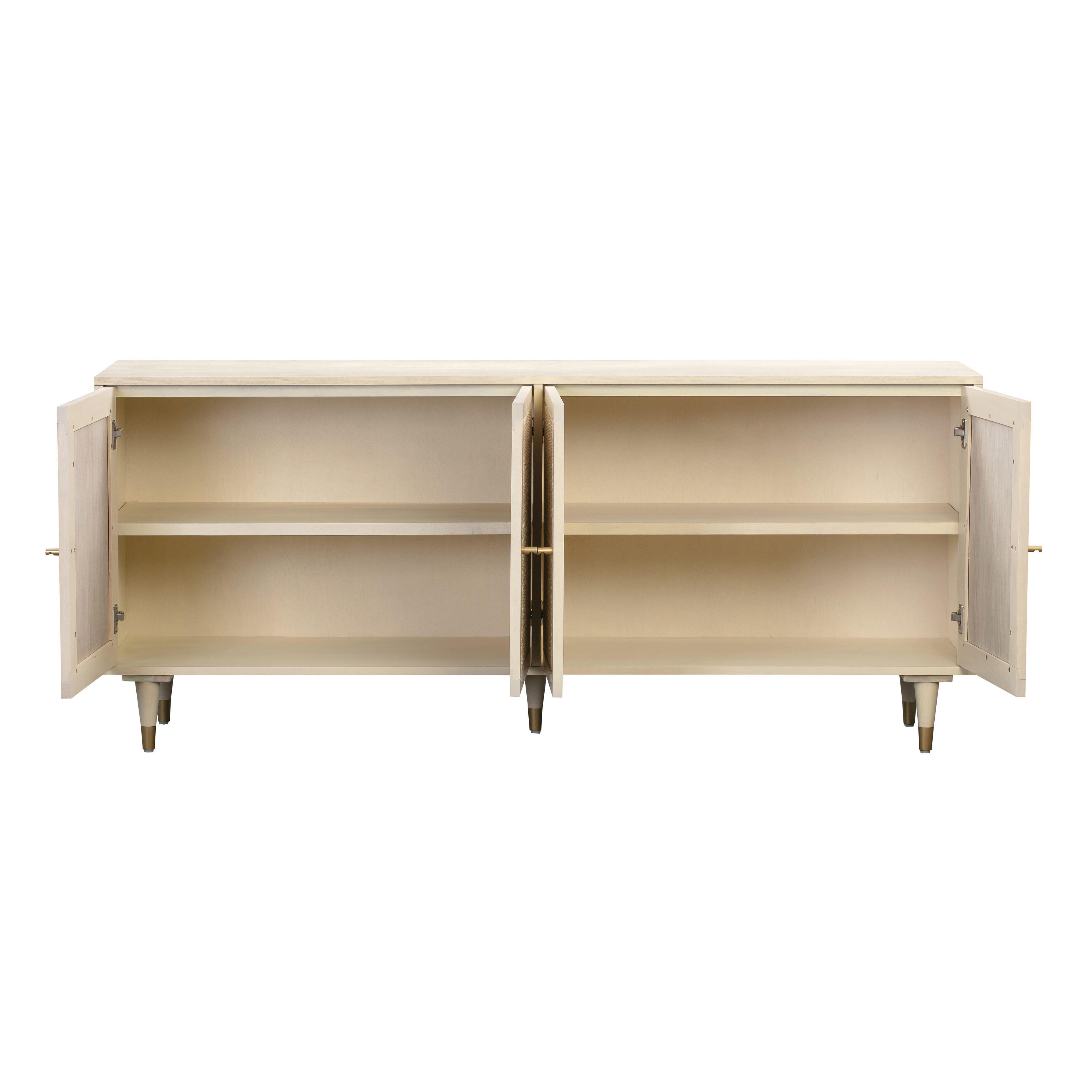 TOV Funiture Sierra Buttermilk Sideboard, Buttermilk, large
