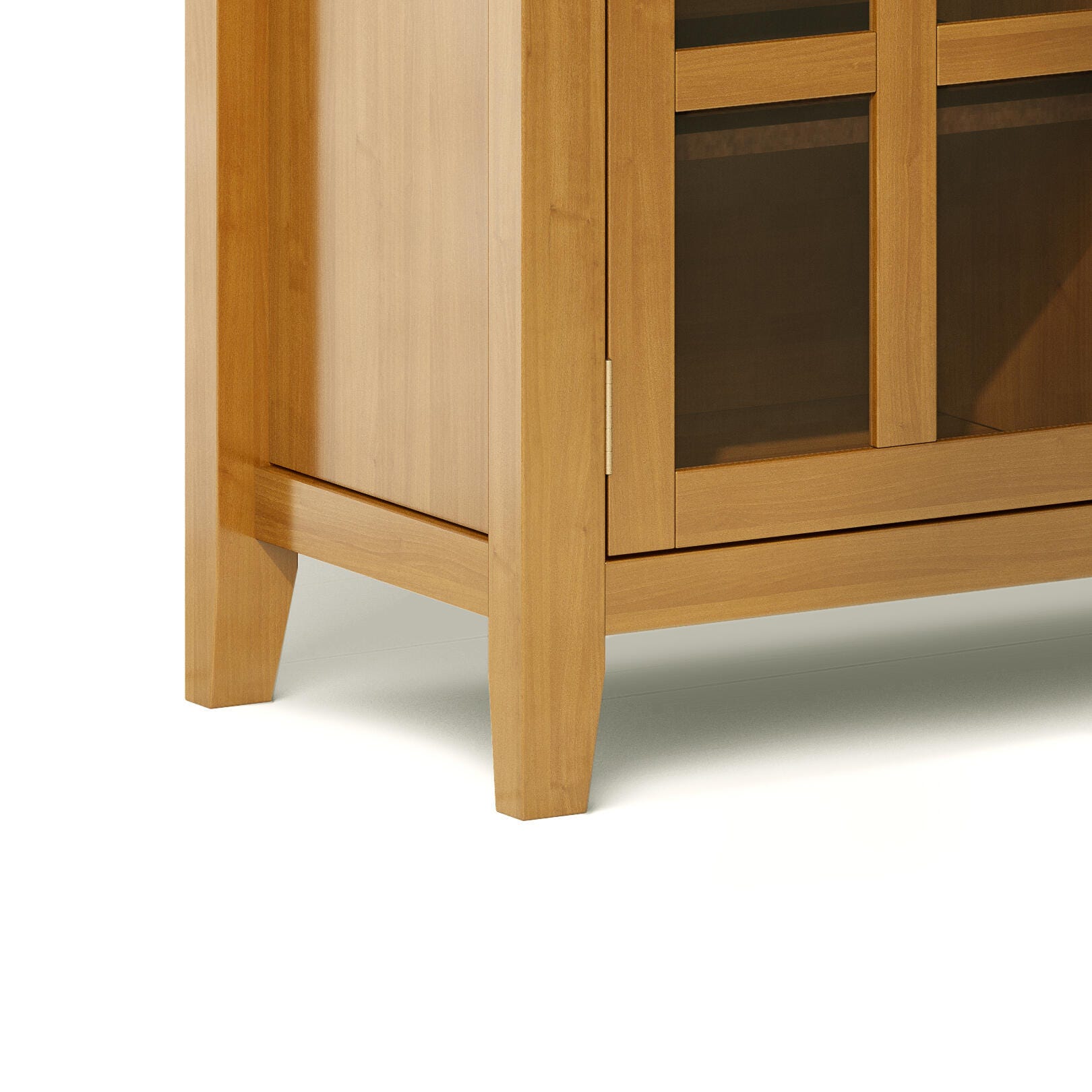 Simpli Home Artisan Buffet, Honey Brown, large