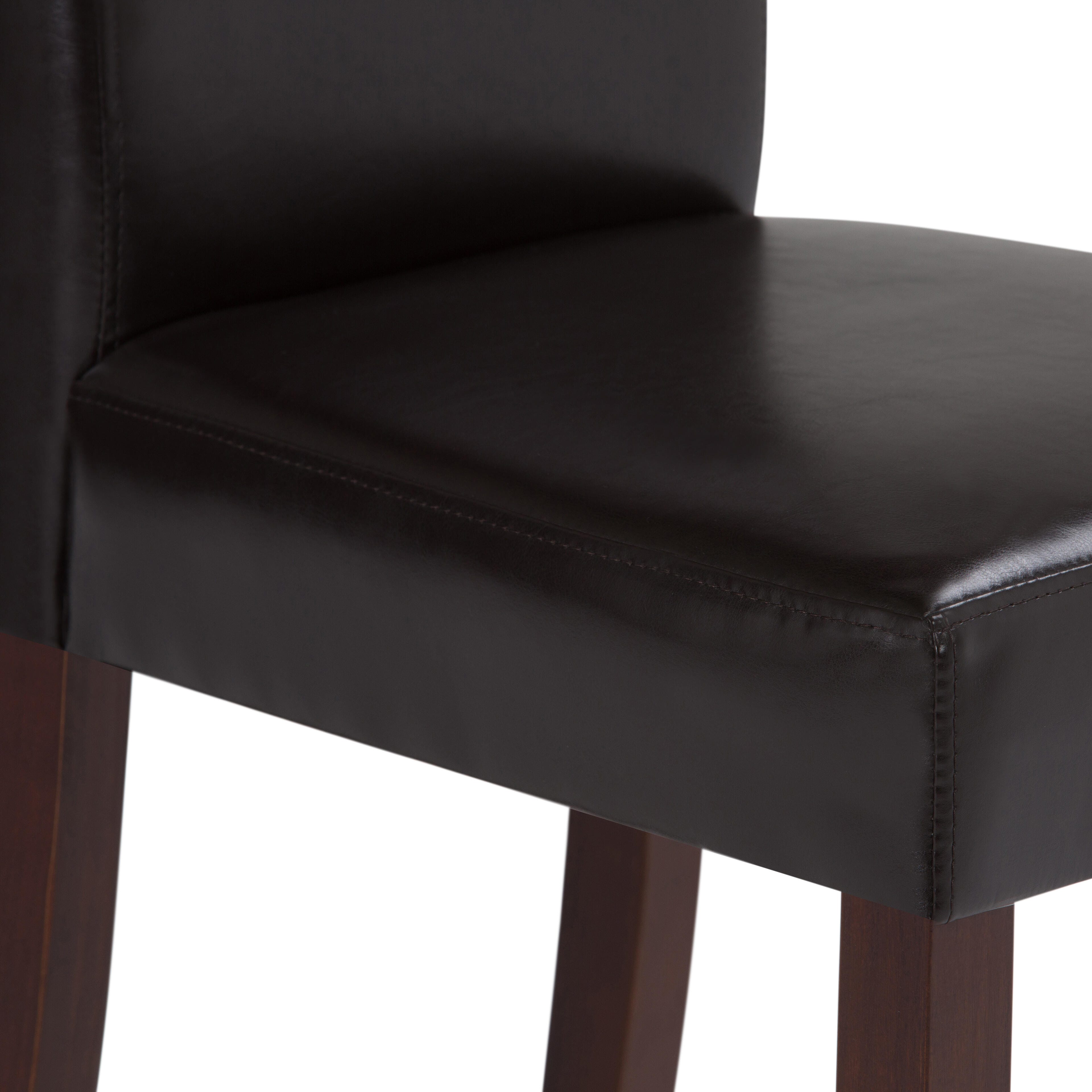Simpli Home Acadian Parson Dining Chair (Set of 2), Tanners Brown, large