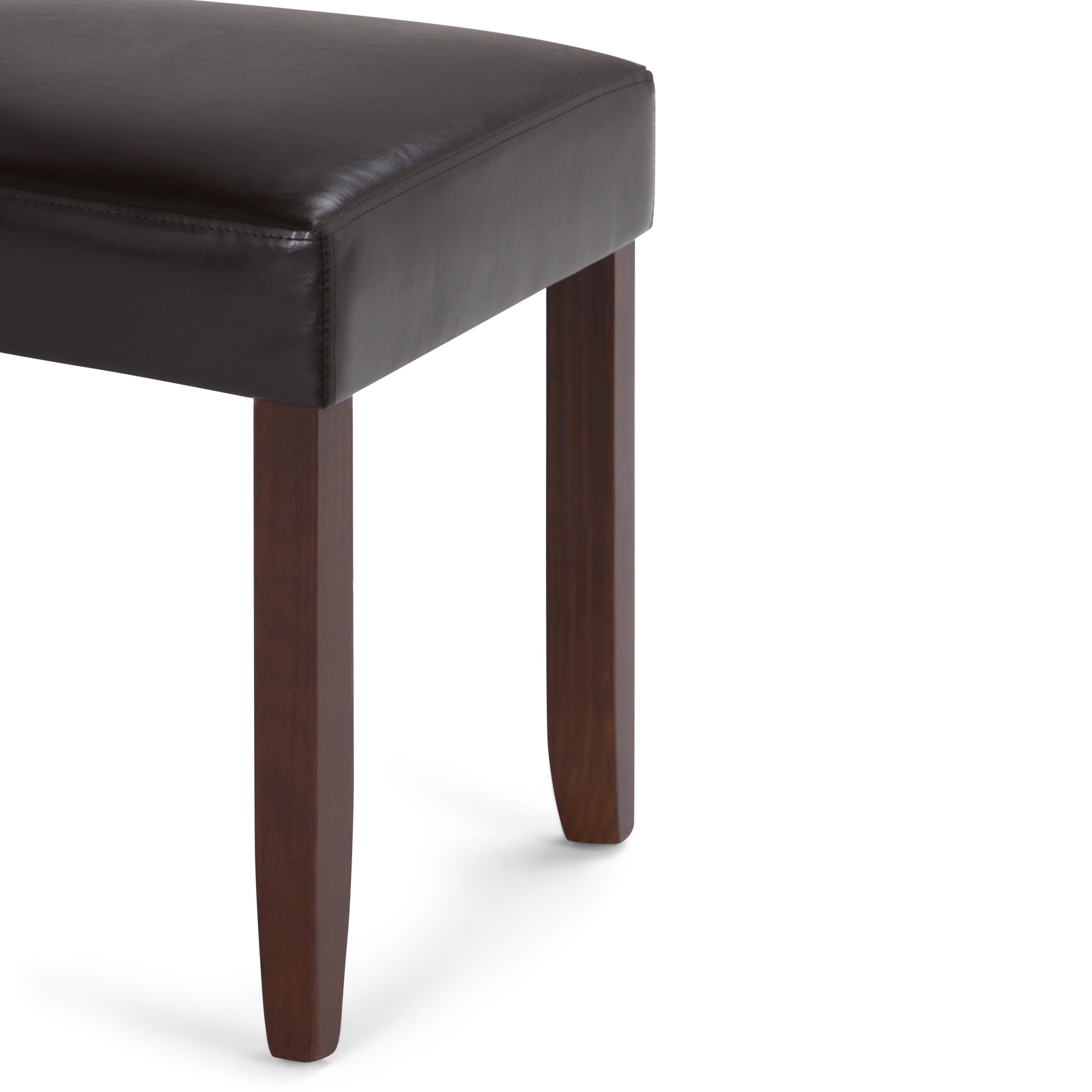 Simpli Home Acadian Parson Dining Chair (Set of 2), Tanners Brown, large