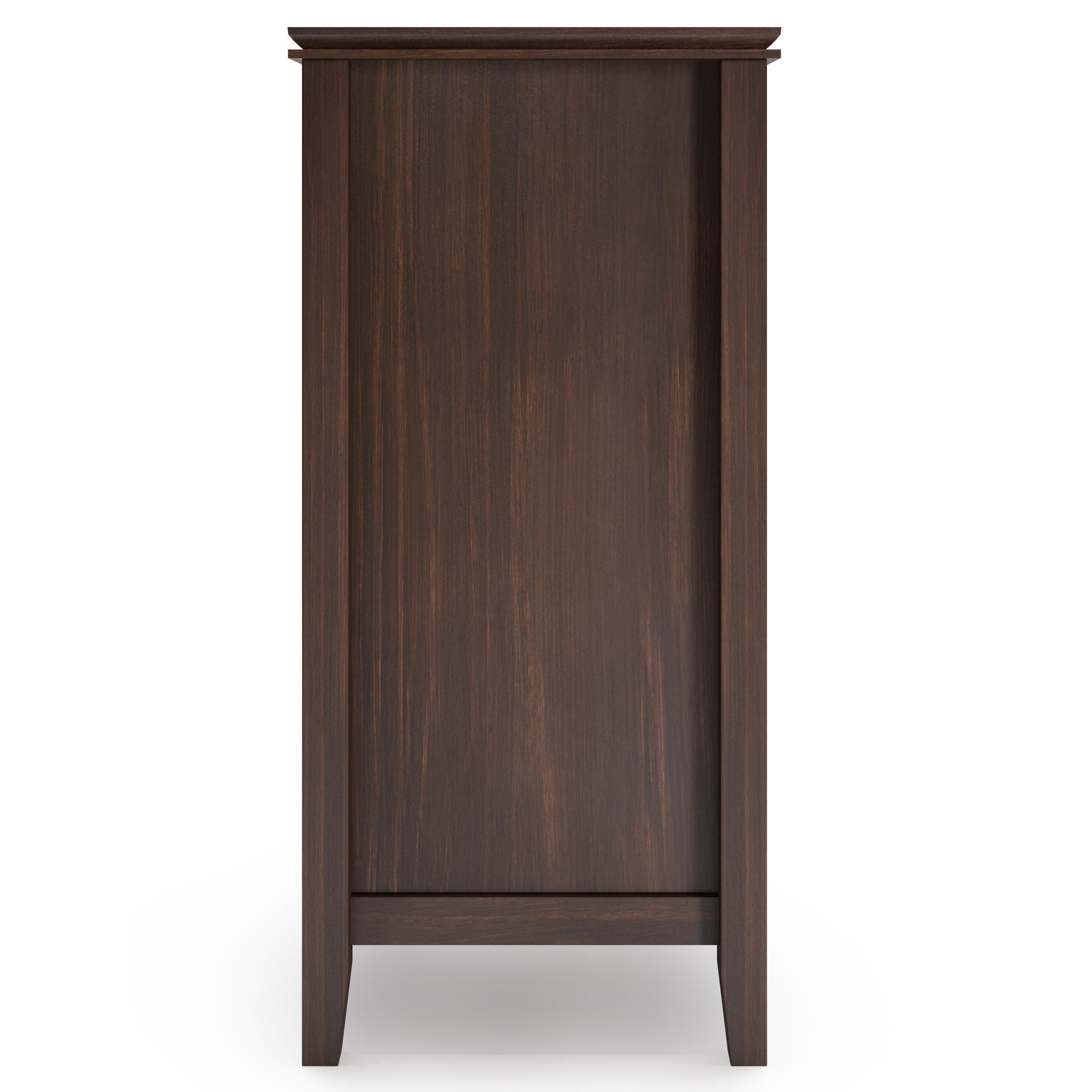 Simpli Home Artisan Buffet, Dark Chestnut Brown, large
