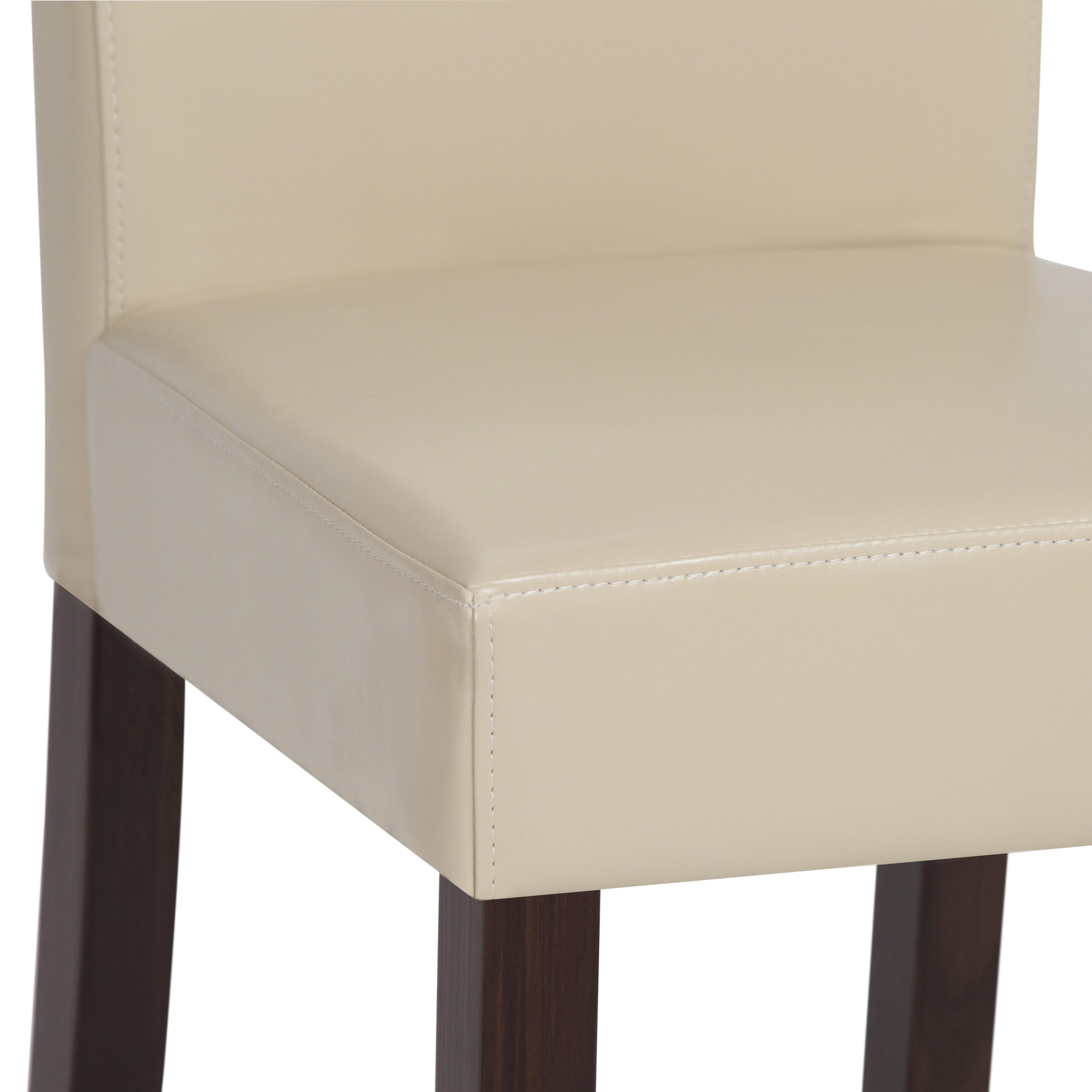 Simpli Home Acadian Parson Dining Chair (Set of 2), Satin Cream, large
