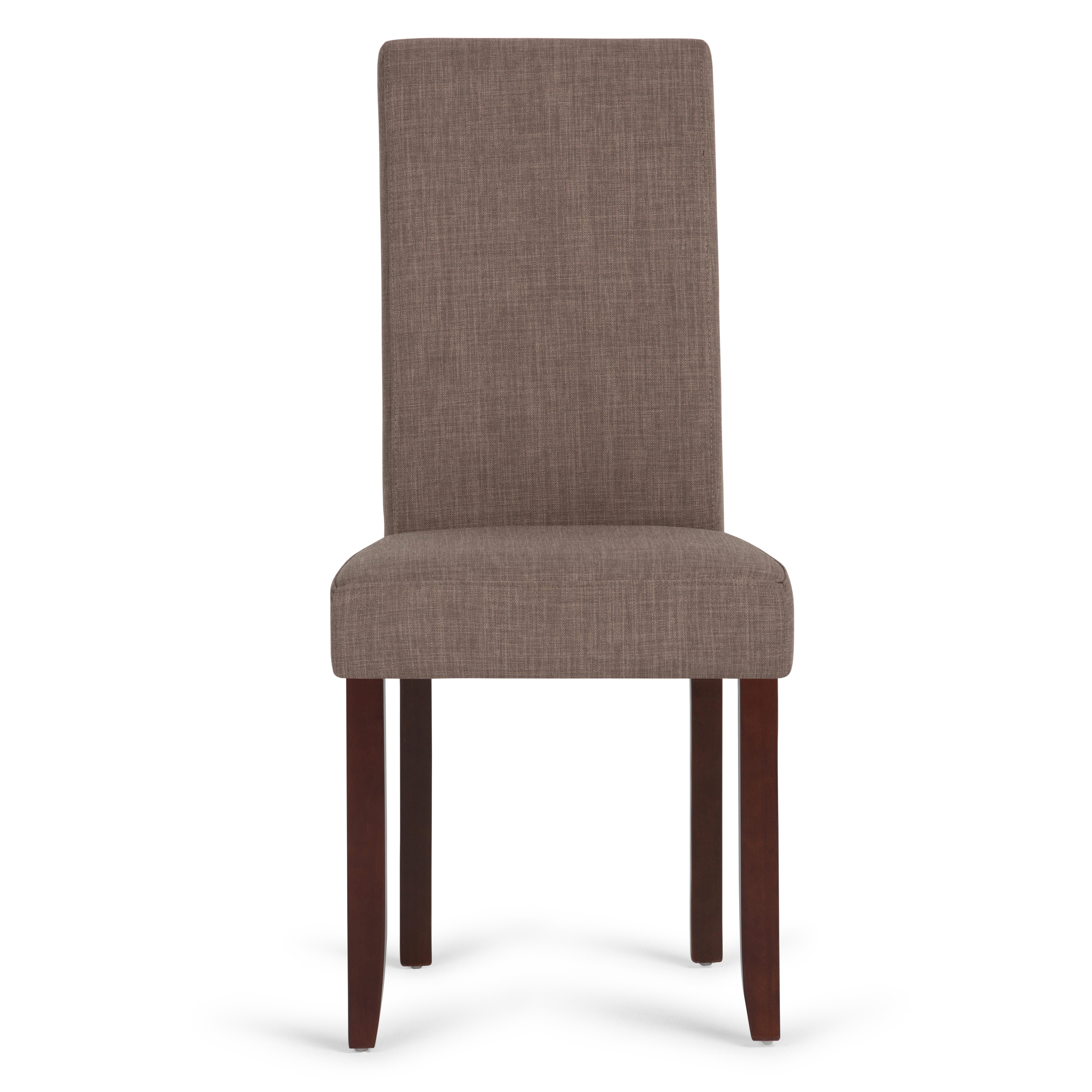 Simpli Home Acadian Parson Dining Chair (Set of 2), Light Mocha, large
