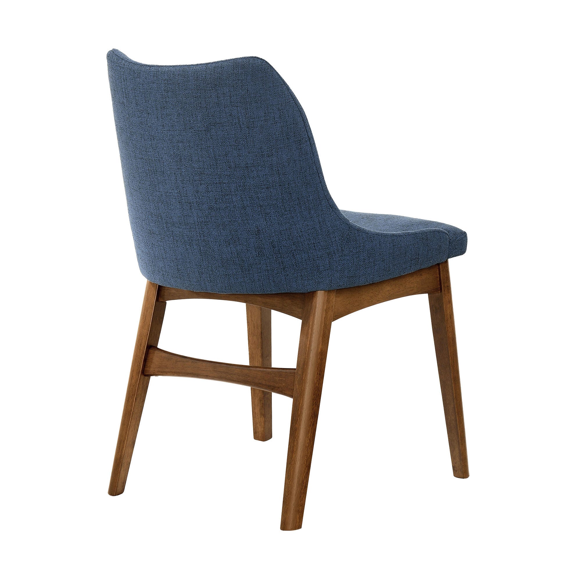 Azalea Dining Chair (Set of 2), Blue/Walnut, large
