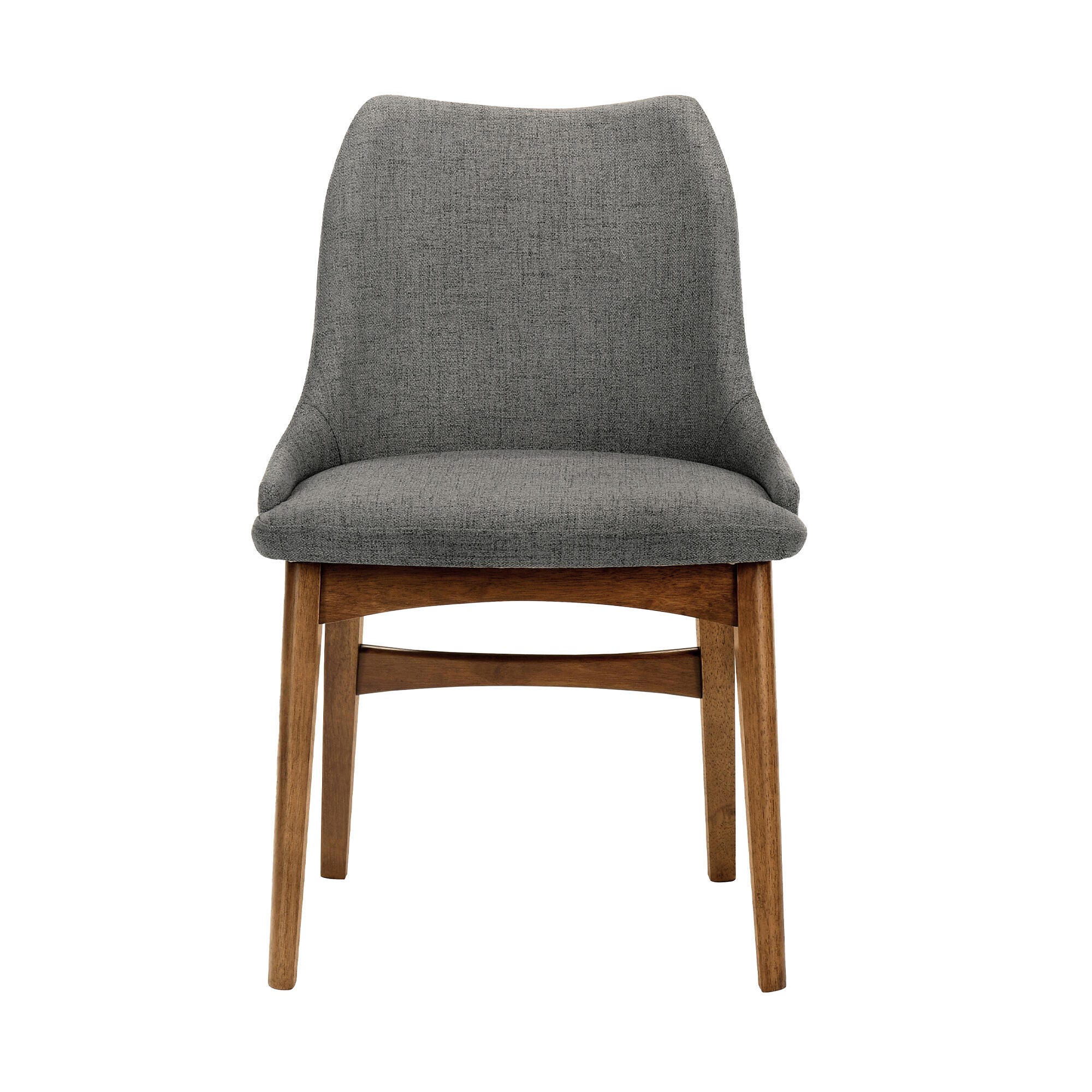 Azalea Dining Chair (Set of 2), Charcoal/Walnut, large