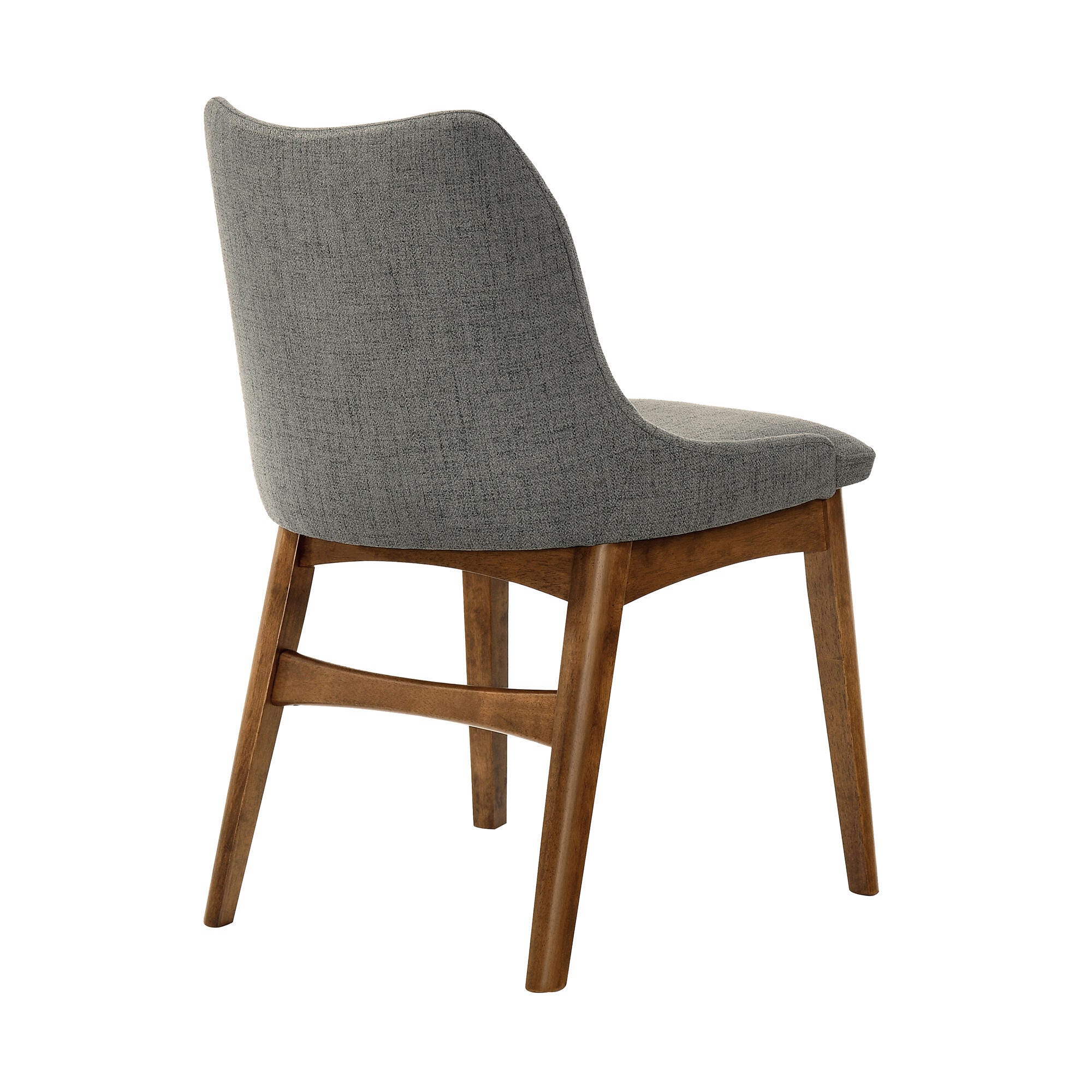 Azalea Dining Chair (Set of 2), Charcoal/Walnut, large