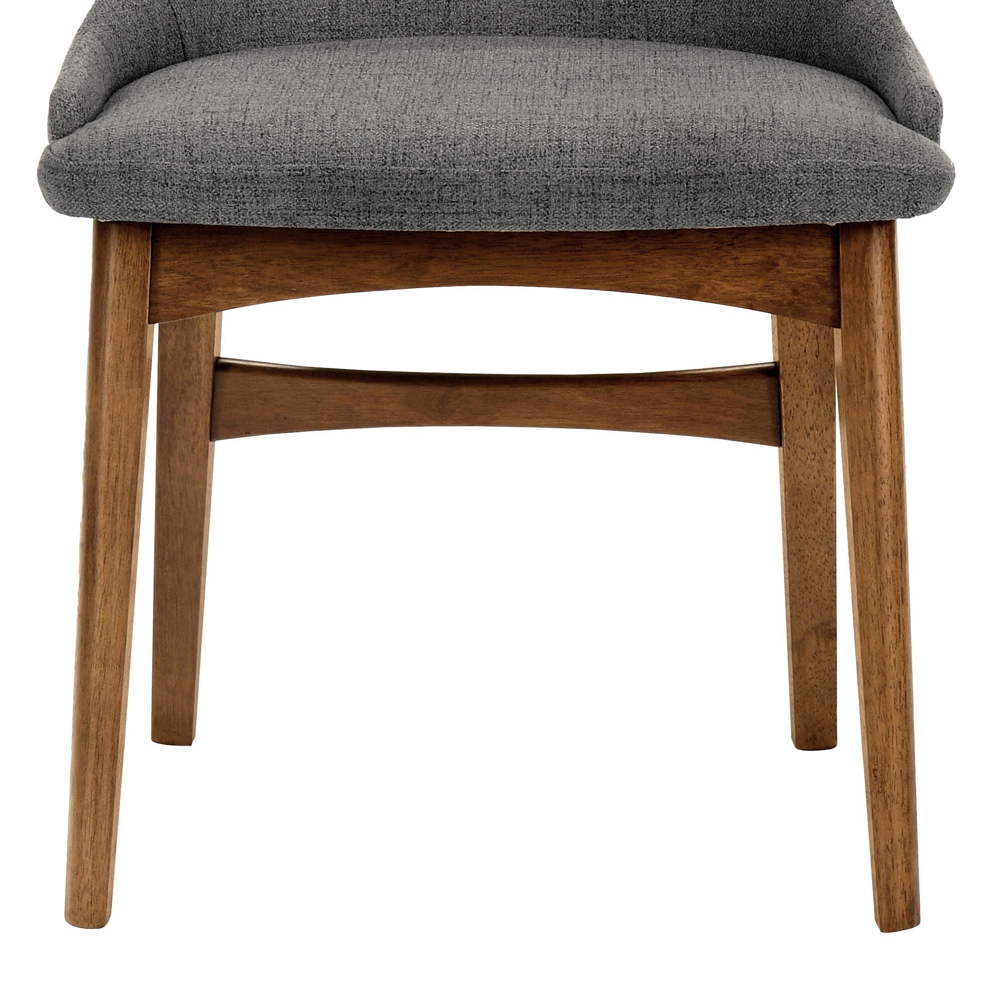 Azalea Dining Chair (Set of 2), Charcoal/Walnut, large