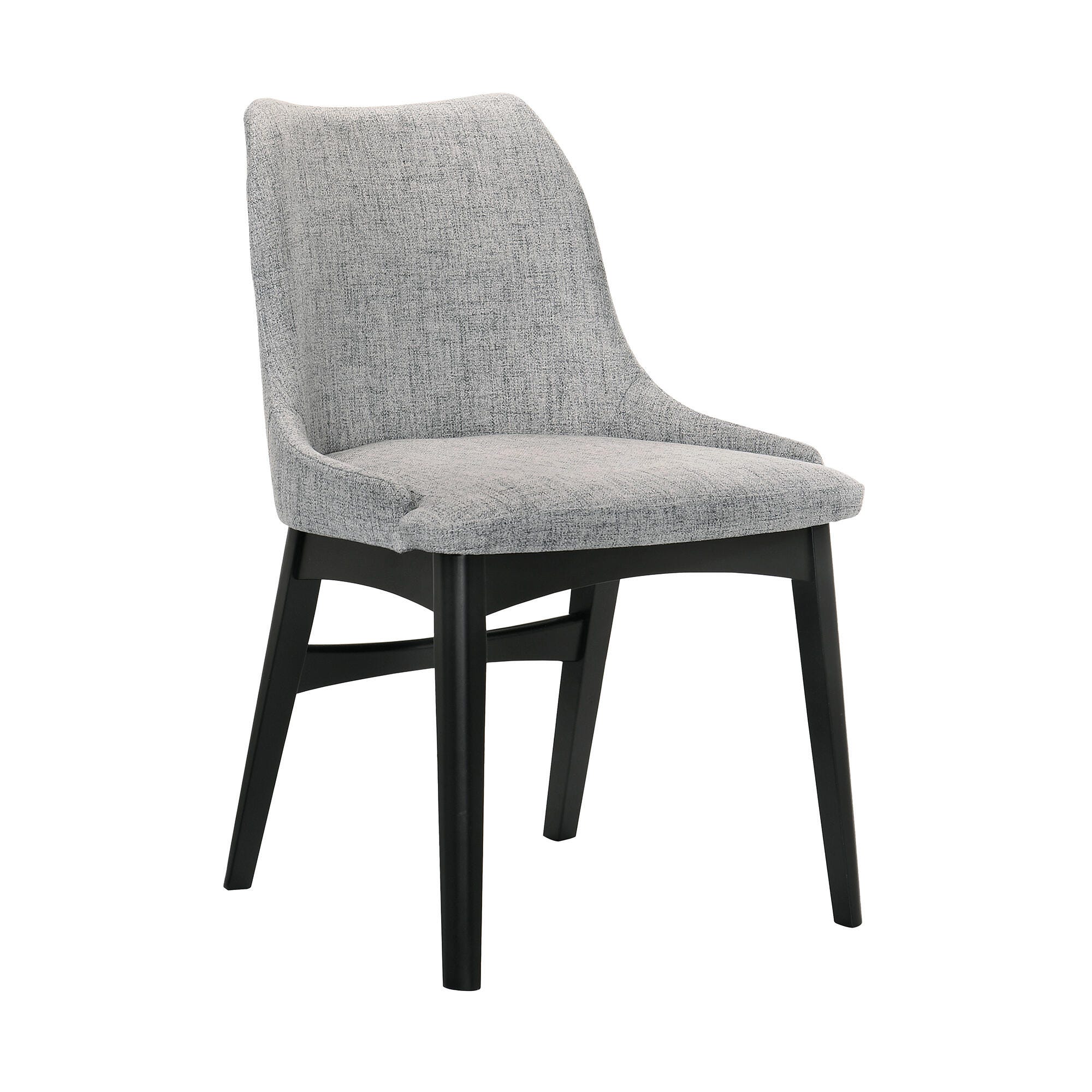 Azalea Dining Chair (Set of 2), Gray/Black, large