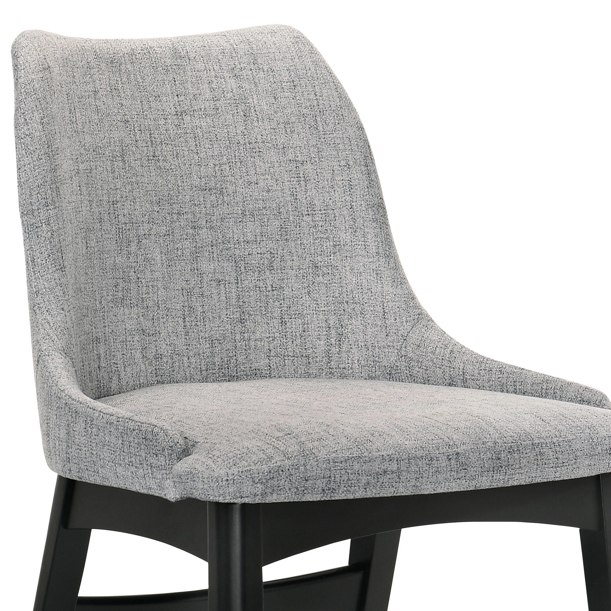 Azalea Dining Chair (Set of 2), Gray/Black, large