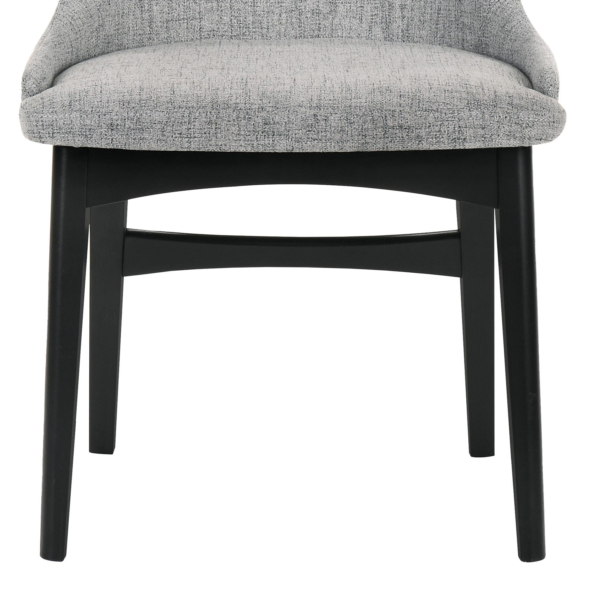 Azalea Dining Chair (Set of 2), Gray/Black, large