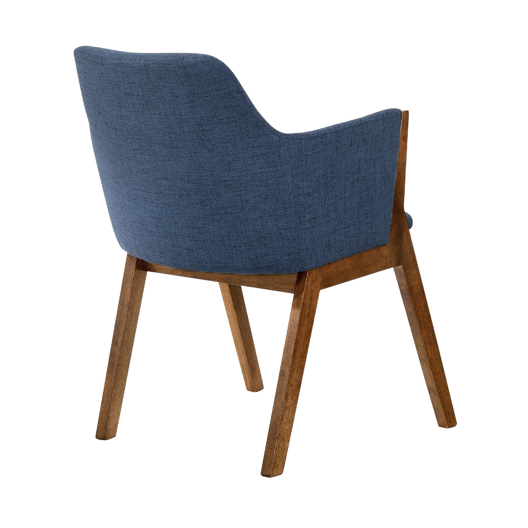 Renzo Dining Chair (Set of 2), Blue/Walnut, large