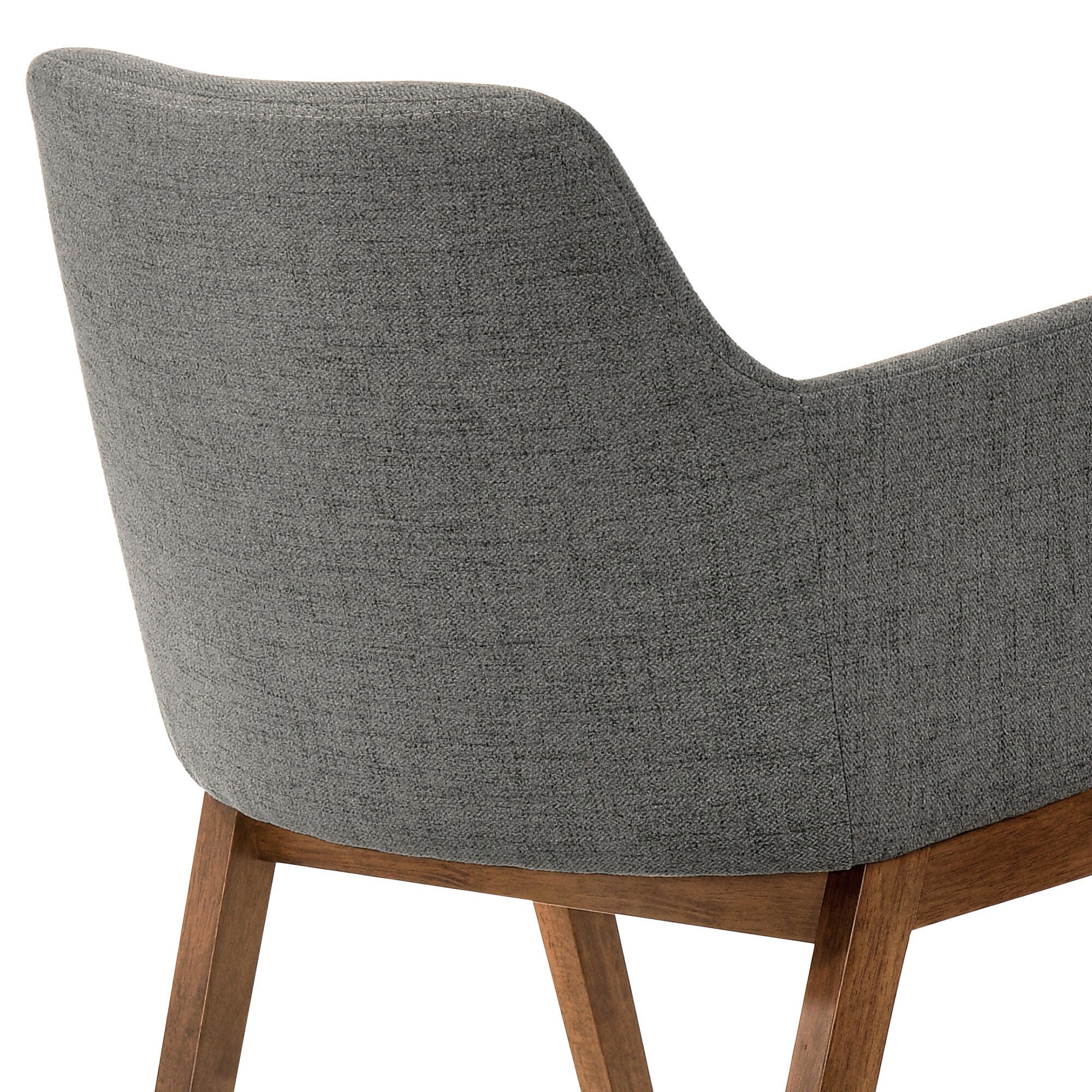Renzo Dining Chair (Set of 2), Charcoal/Walnut, large
