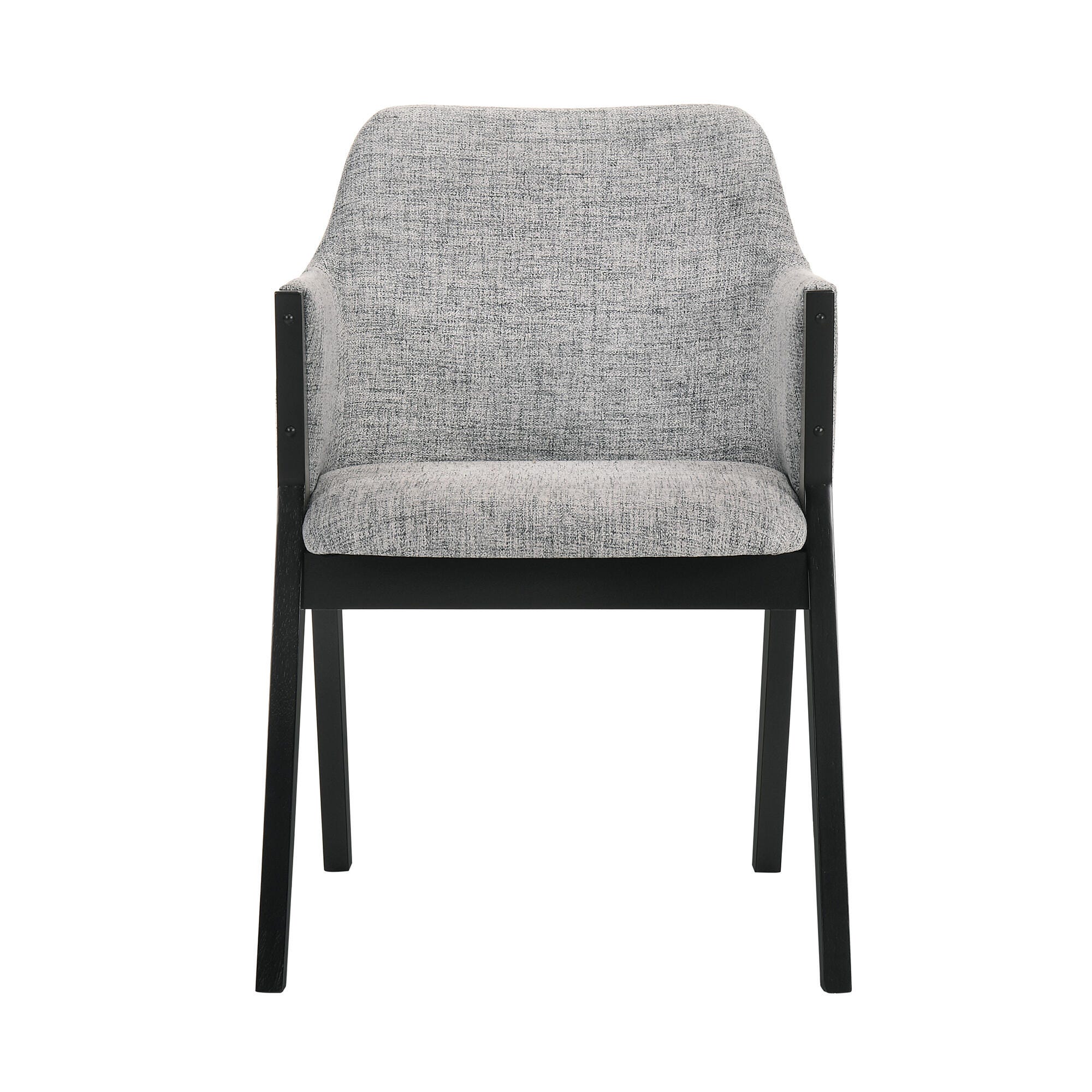 Renzo Dining Chair (Set of 2), Gray/Black, large