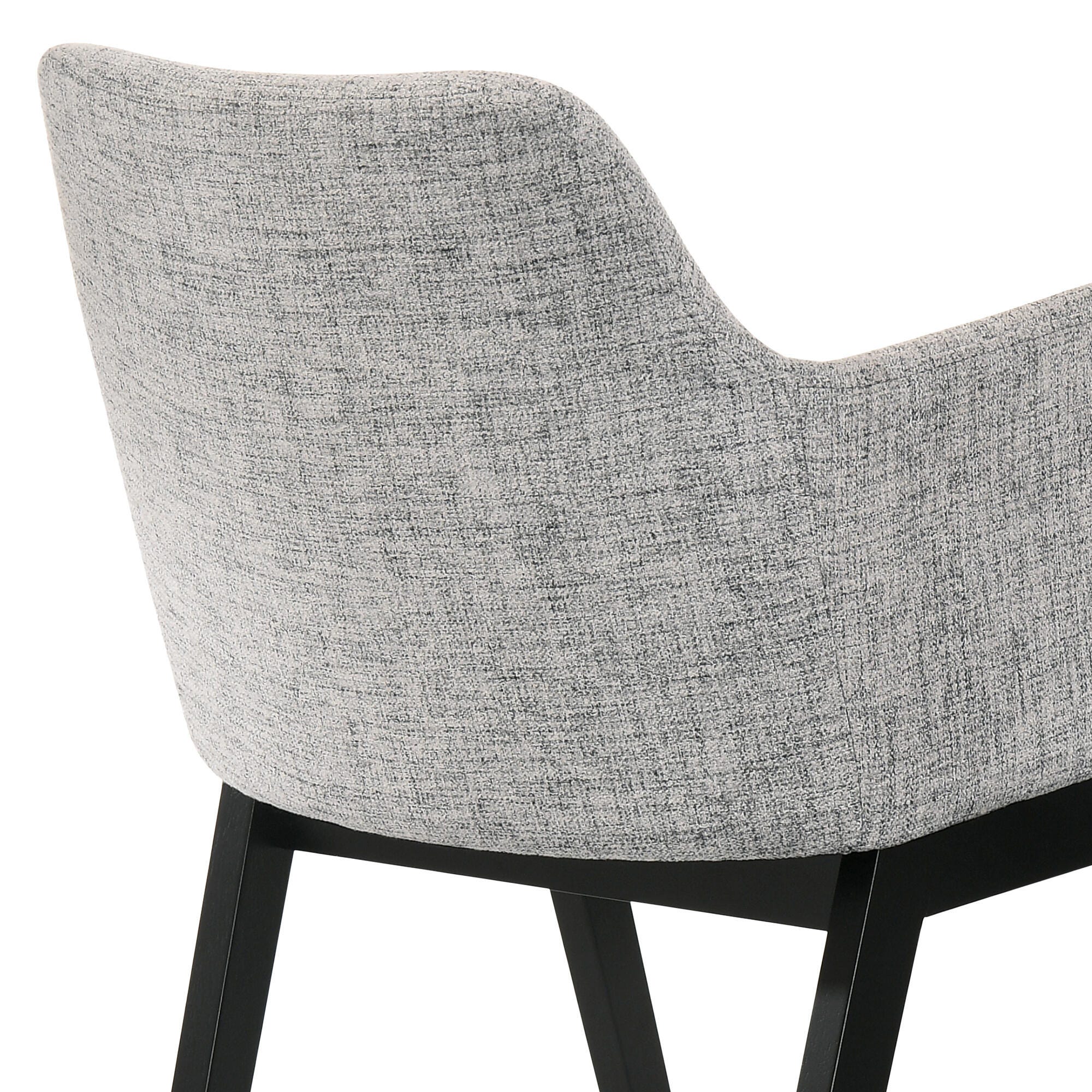 Renzo Dining Chair (Set of 2), Gray/Black, large