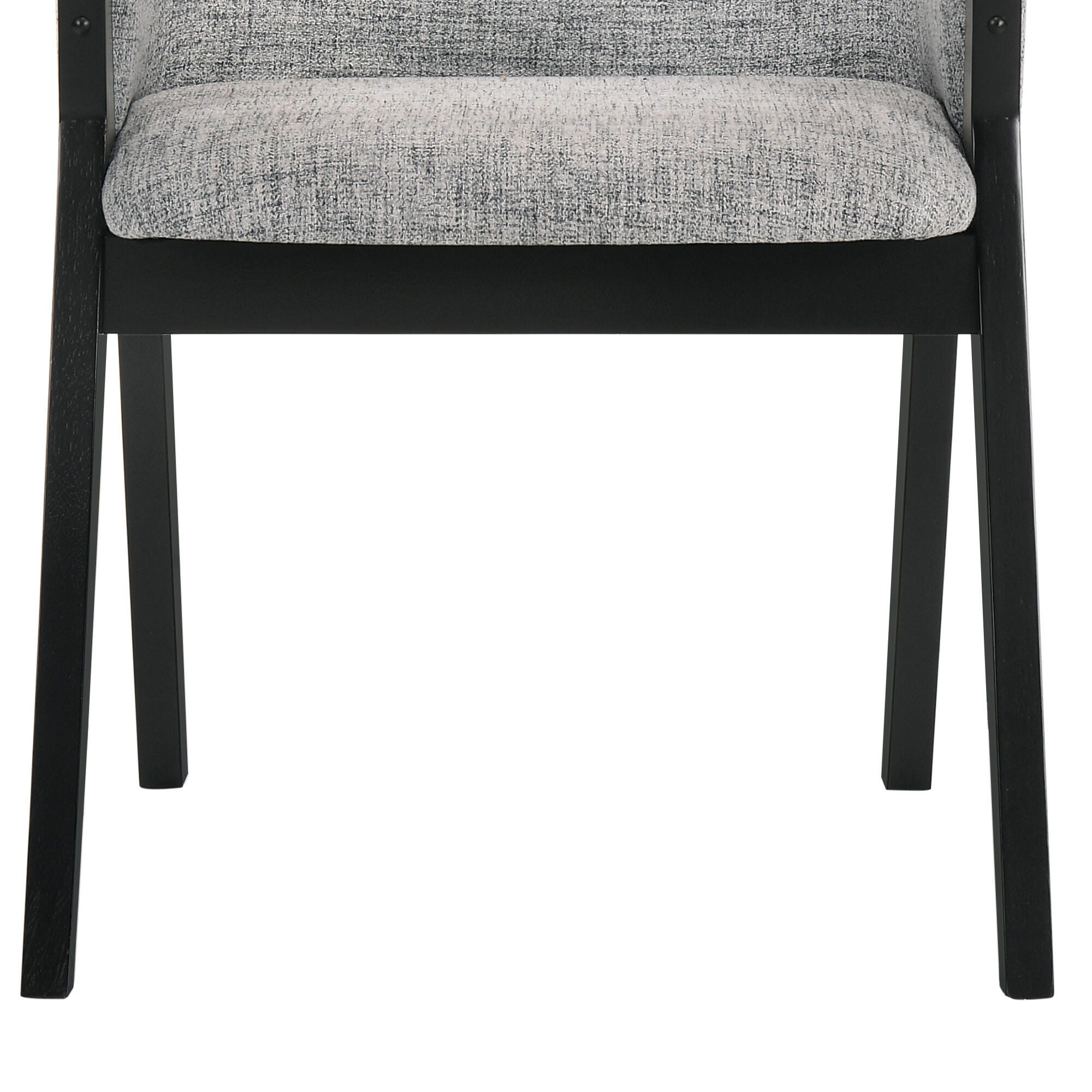 Renzo Dining Chair (Set of 2), Gray/Black, large