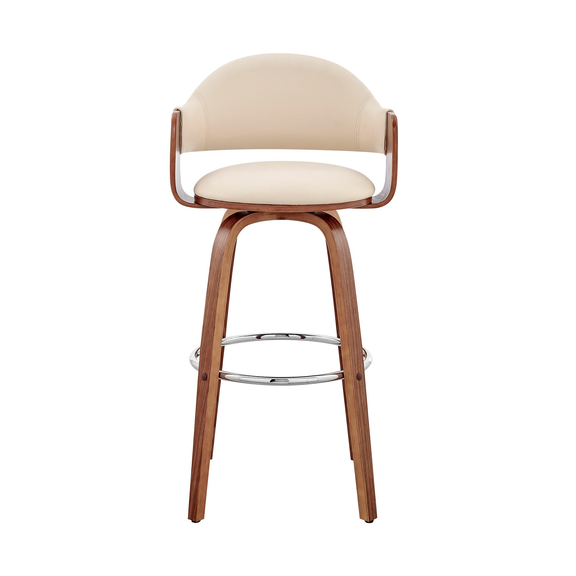 Daxton Counterstool, Cream/Walnut, large